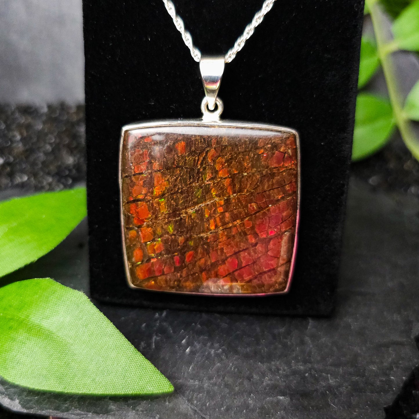 Ammolite Pendant No.573
