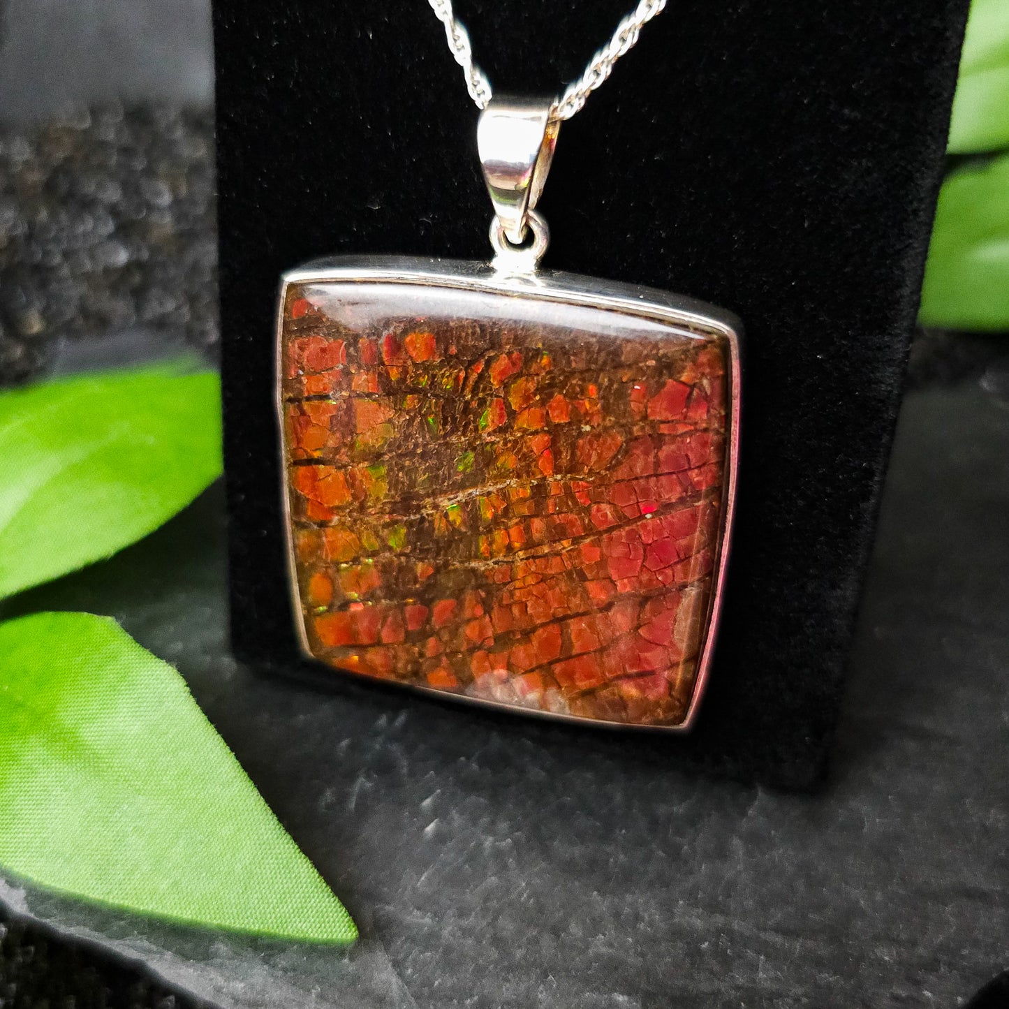 Ammolite Pendant No.573
