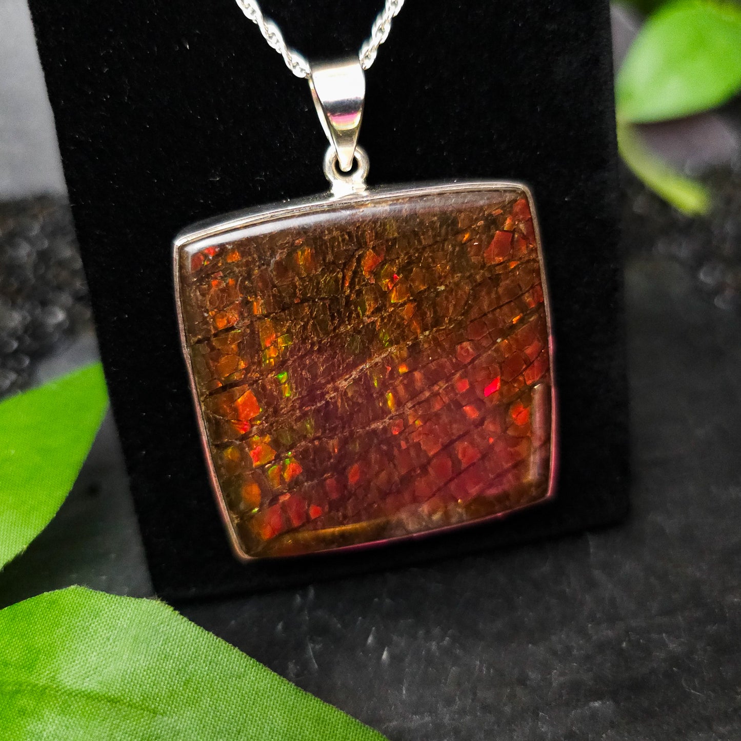 Ammolite Pendant No.573