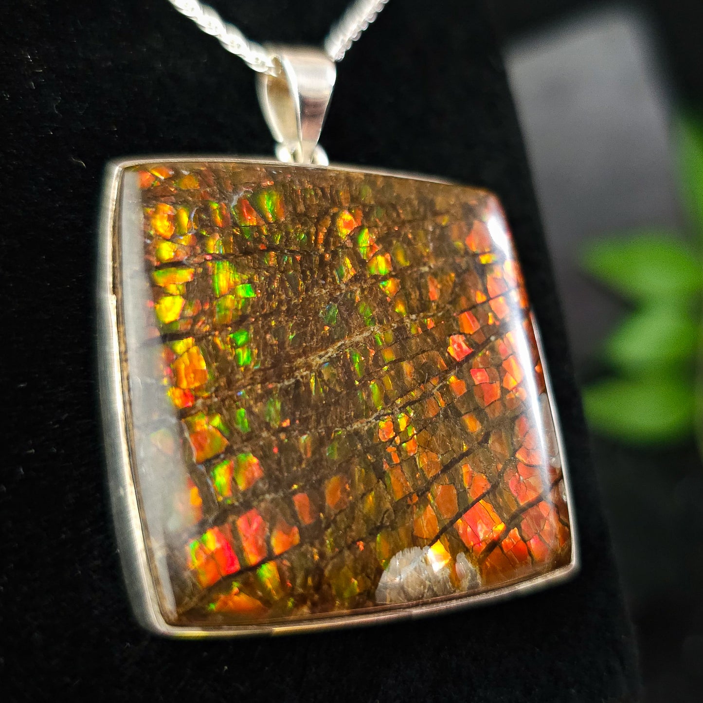 Ammolite Pendant No.573