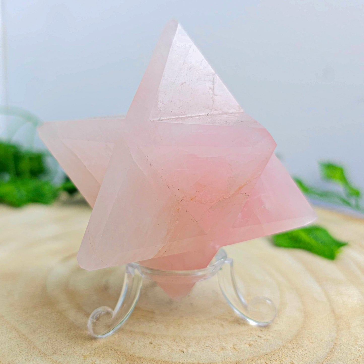 Rose Quartz Merkabah (9cm)