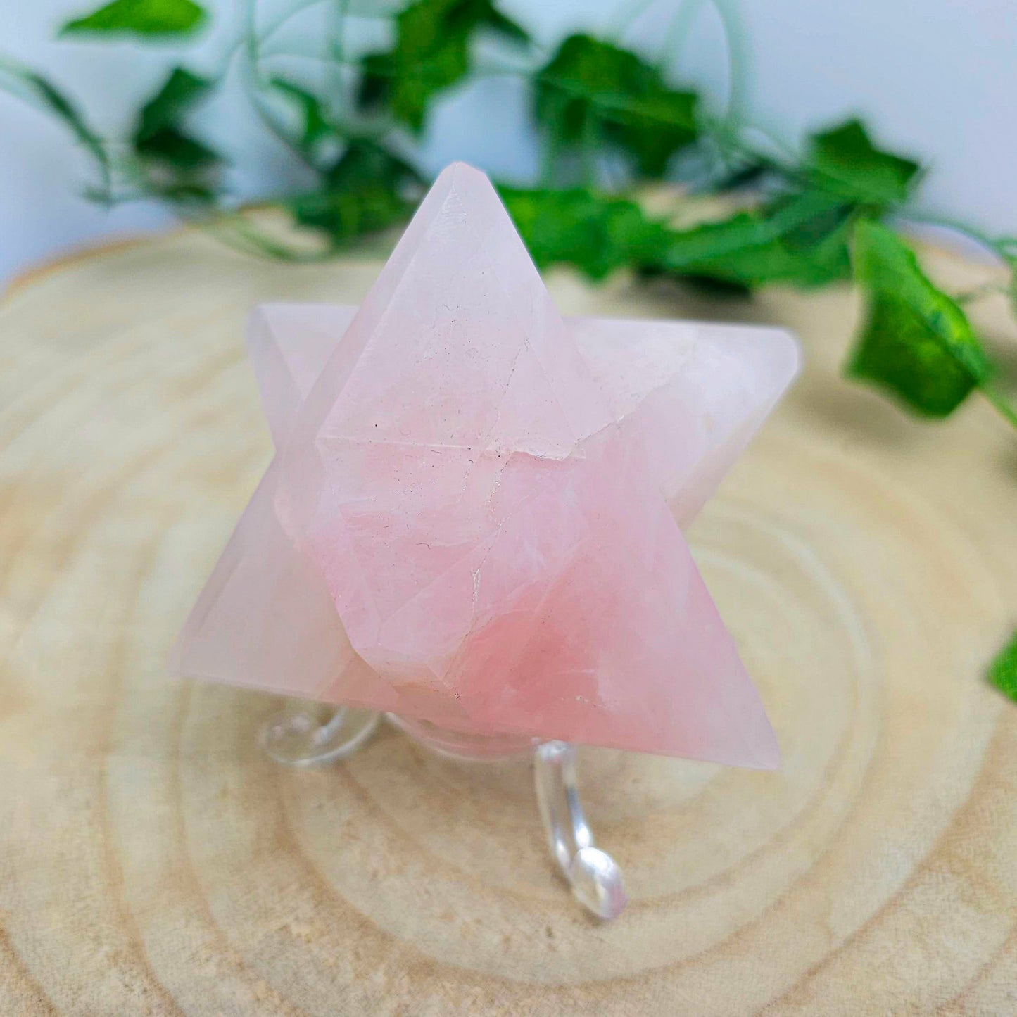Rose Quartz Merkabah (9cm)