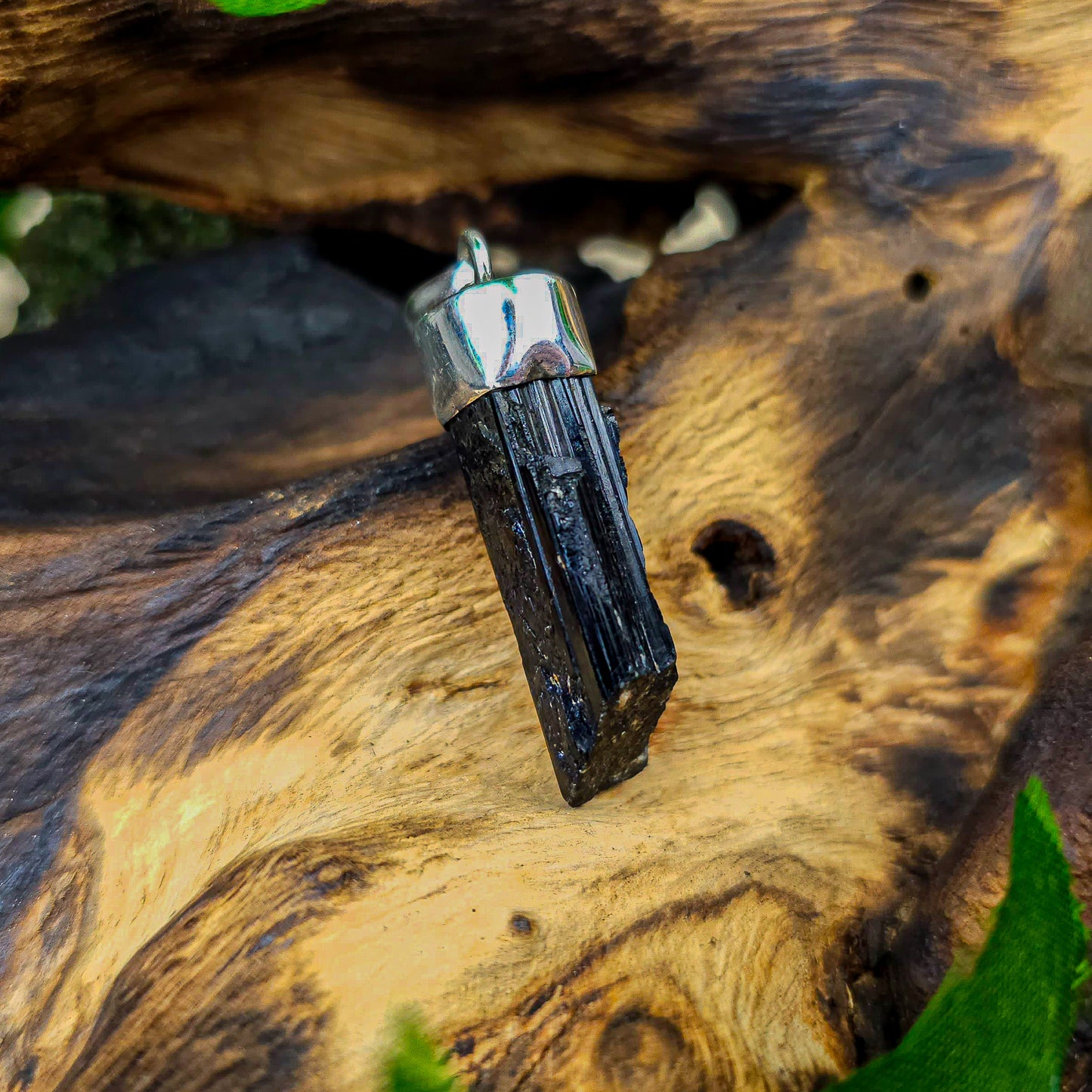 Tourmaline Raw Pendant No. 104