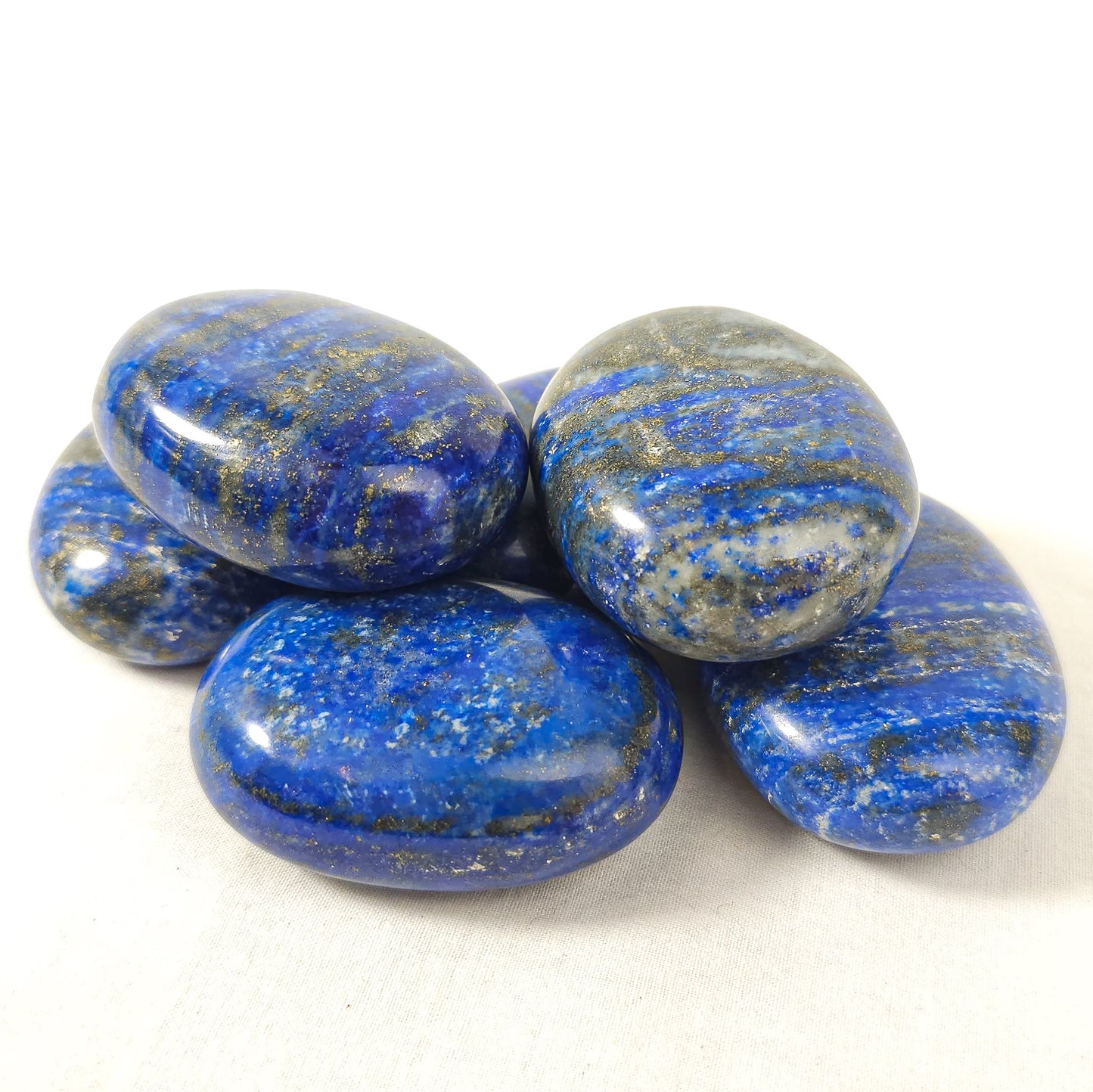 Lapis Palm Stones