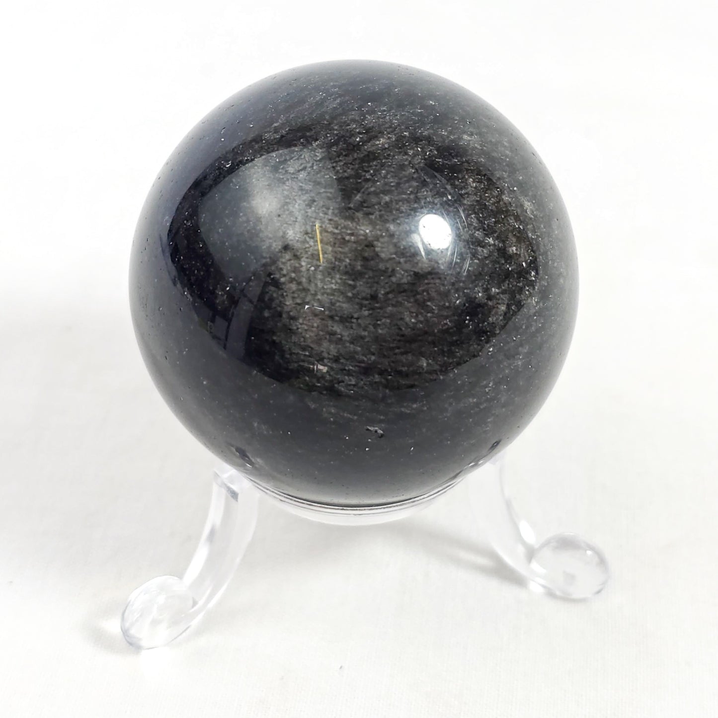 Silver Sheen Obsidian Spheres