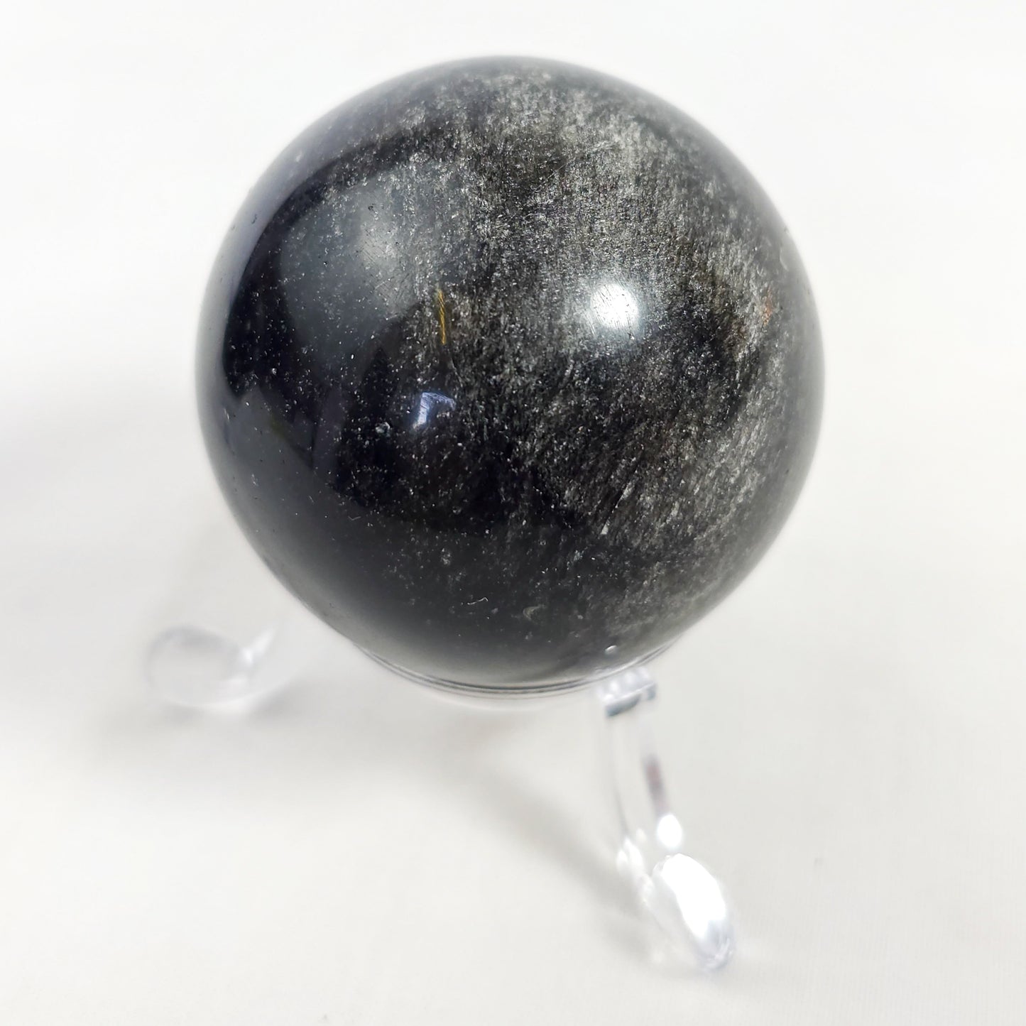 Silver Sheen Obsidian Spheres