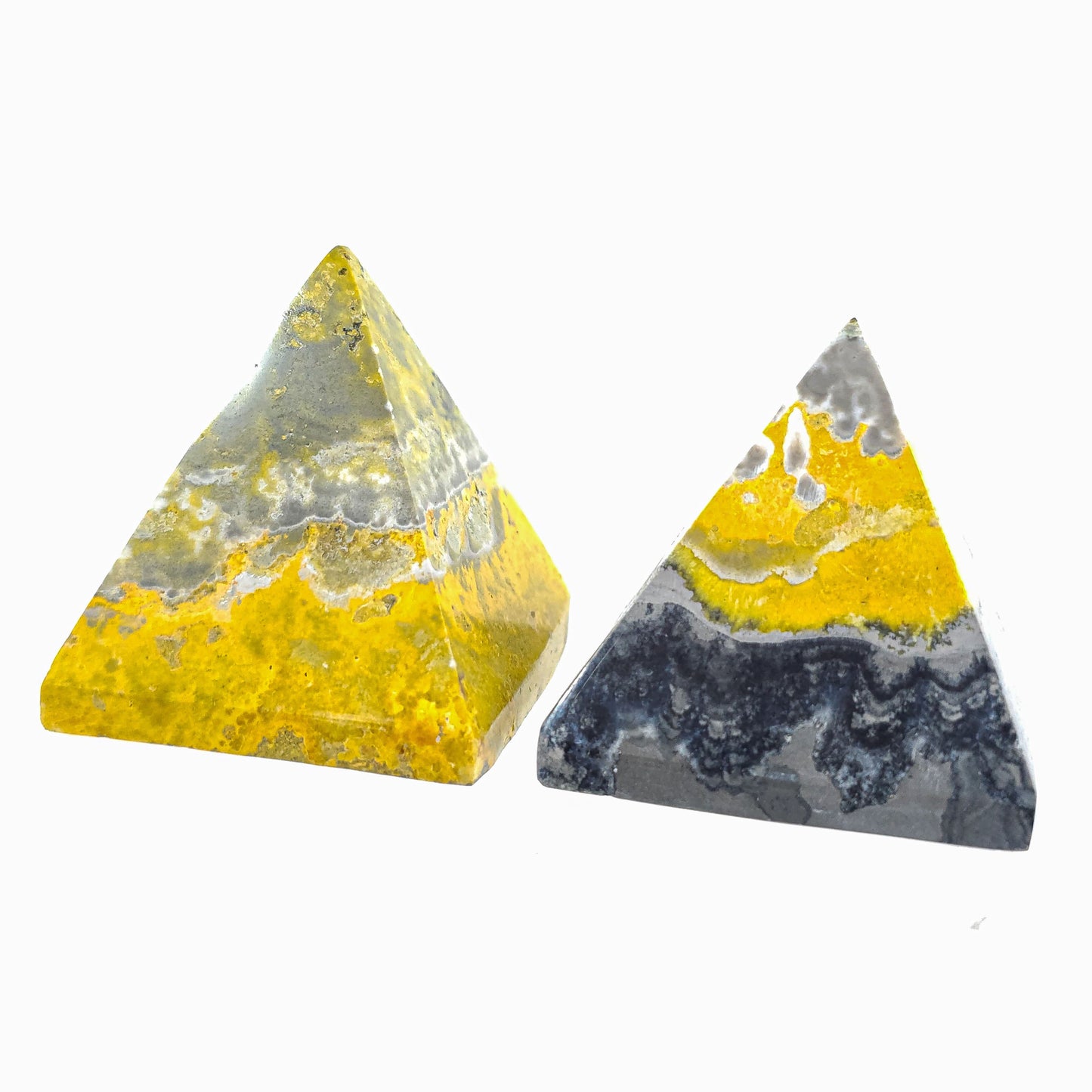 Bumblebee Jasper Pyramids