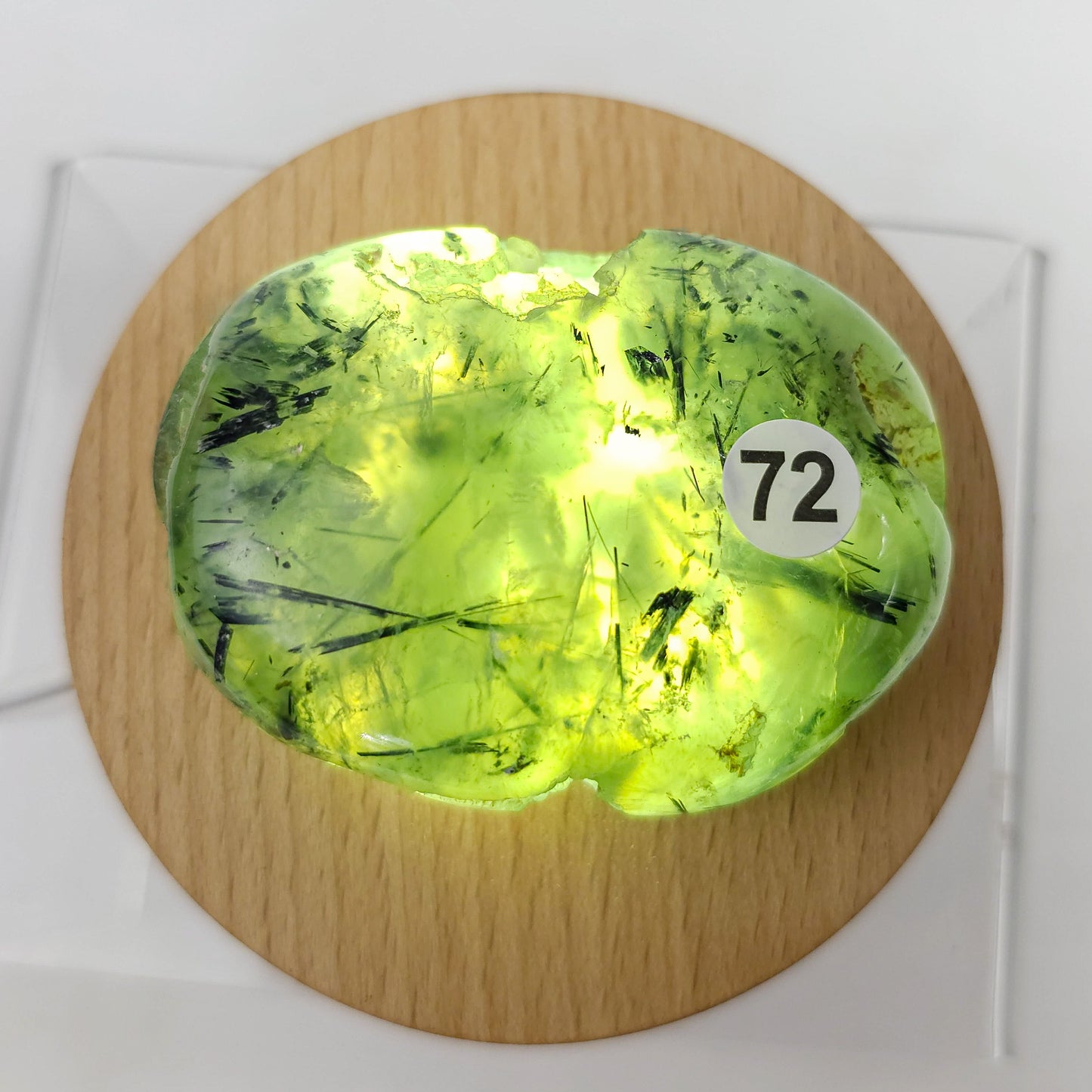 Prehnite Palm Stone