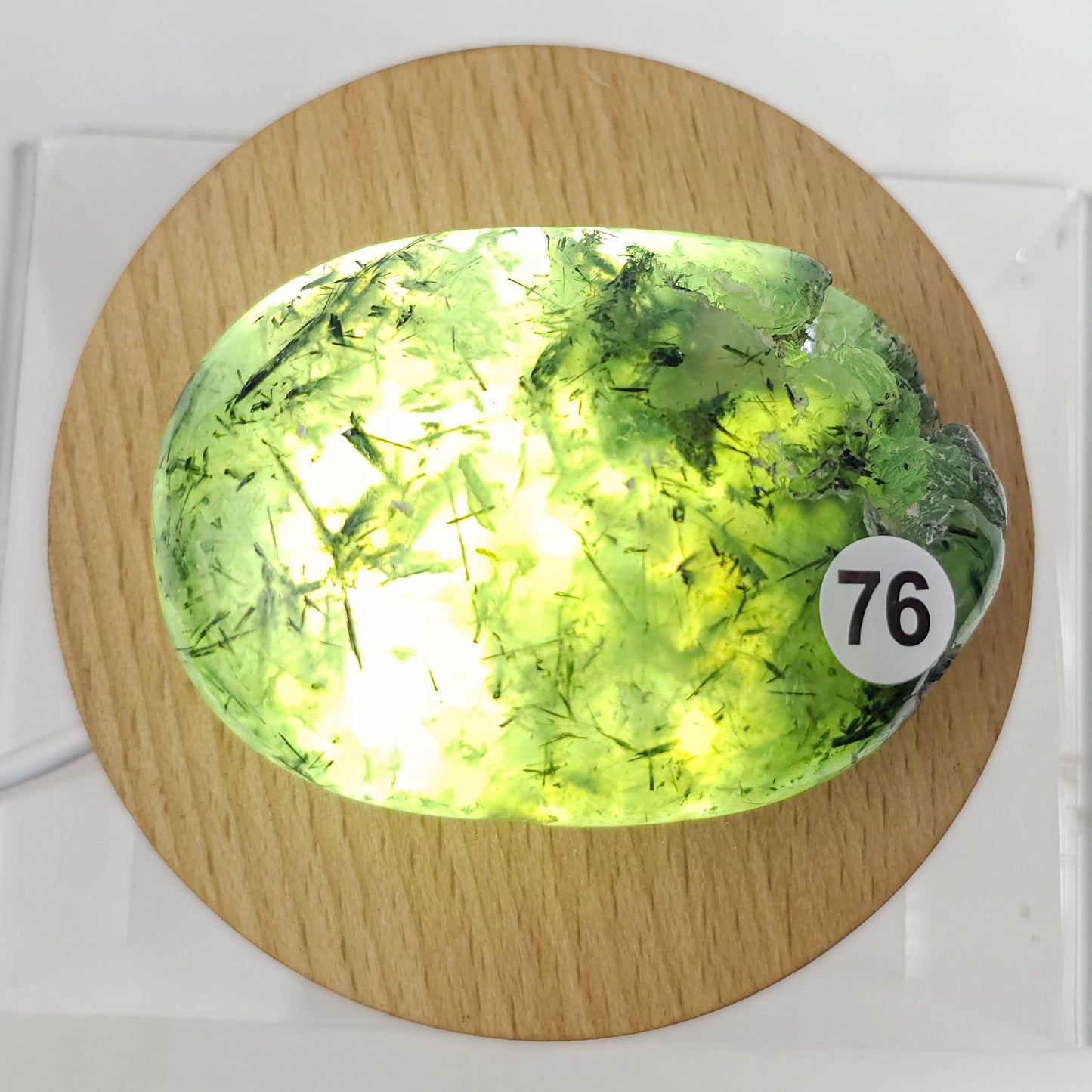 Prehnite Palm Stone