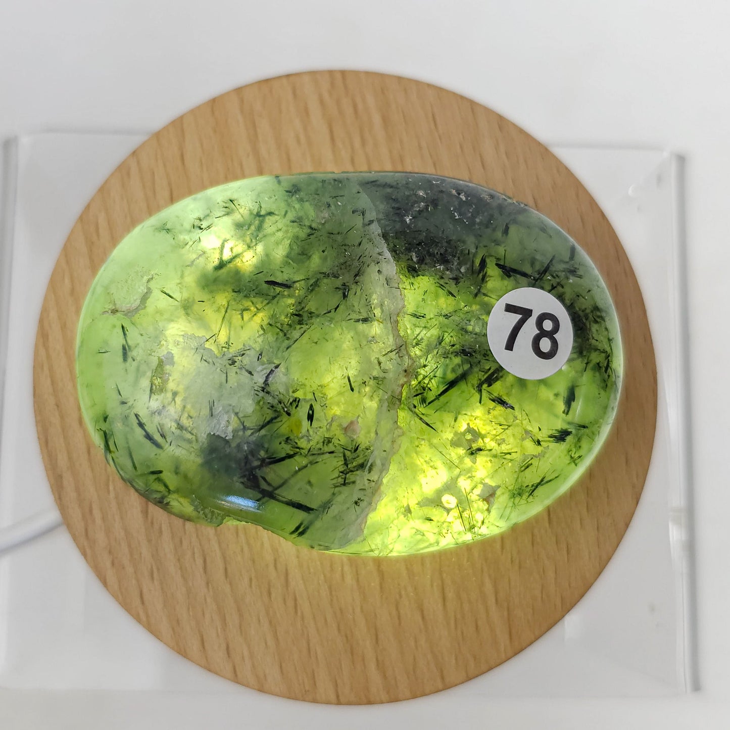Prehnite Palm Stone