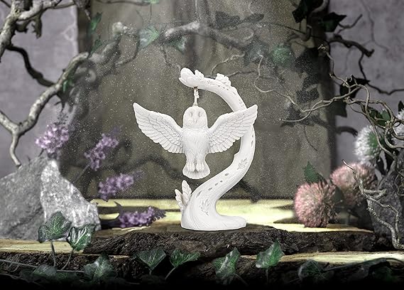 "Flight" White Owl Figurine
