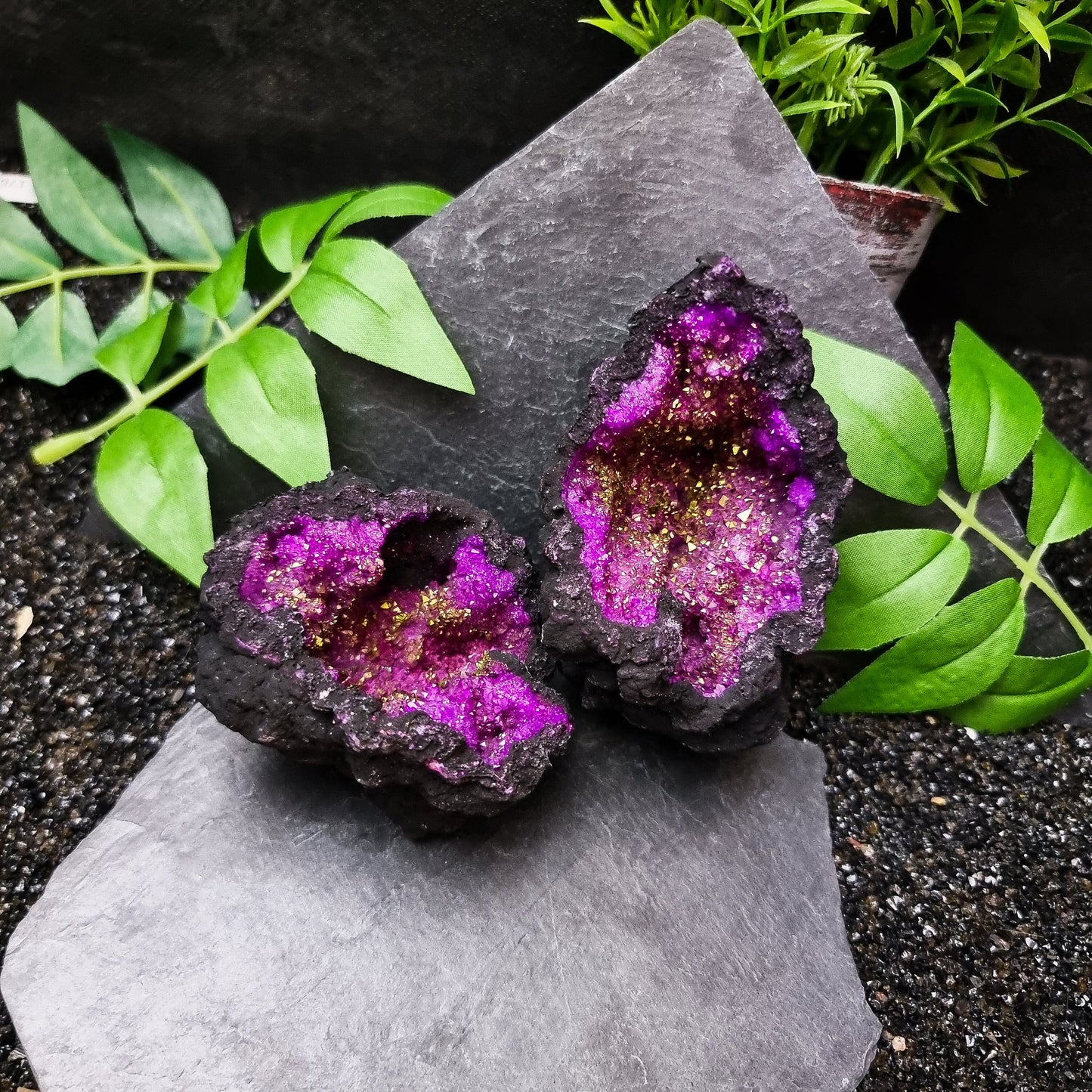 Small Dyed Quartz Geode