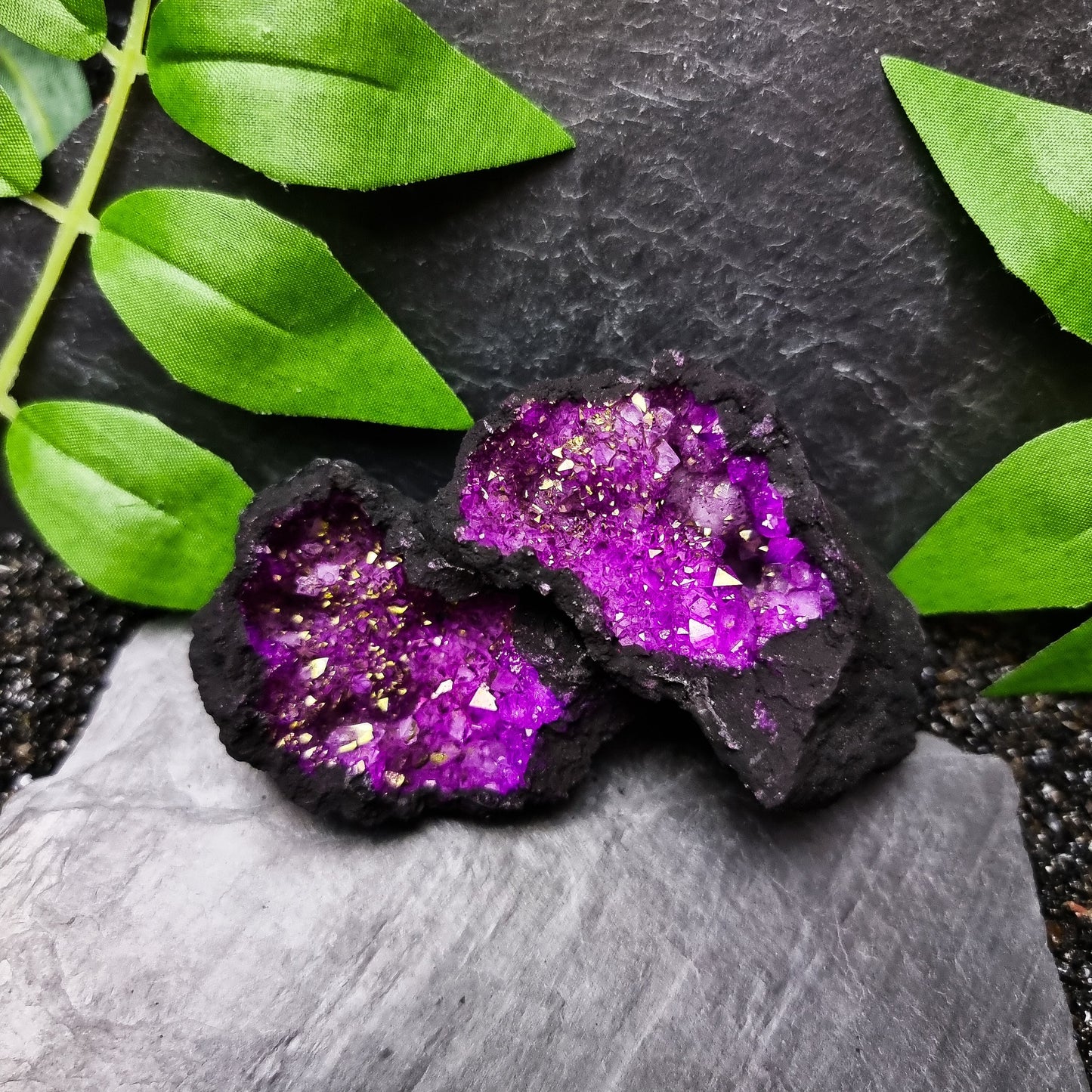 Small Dyed Quartz Geode