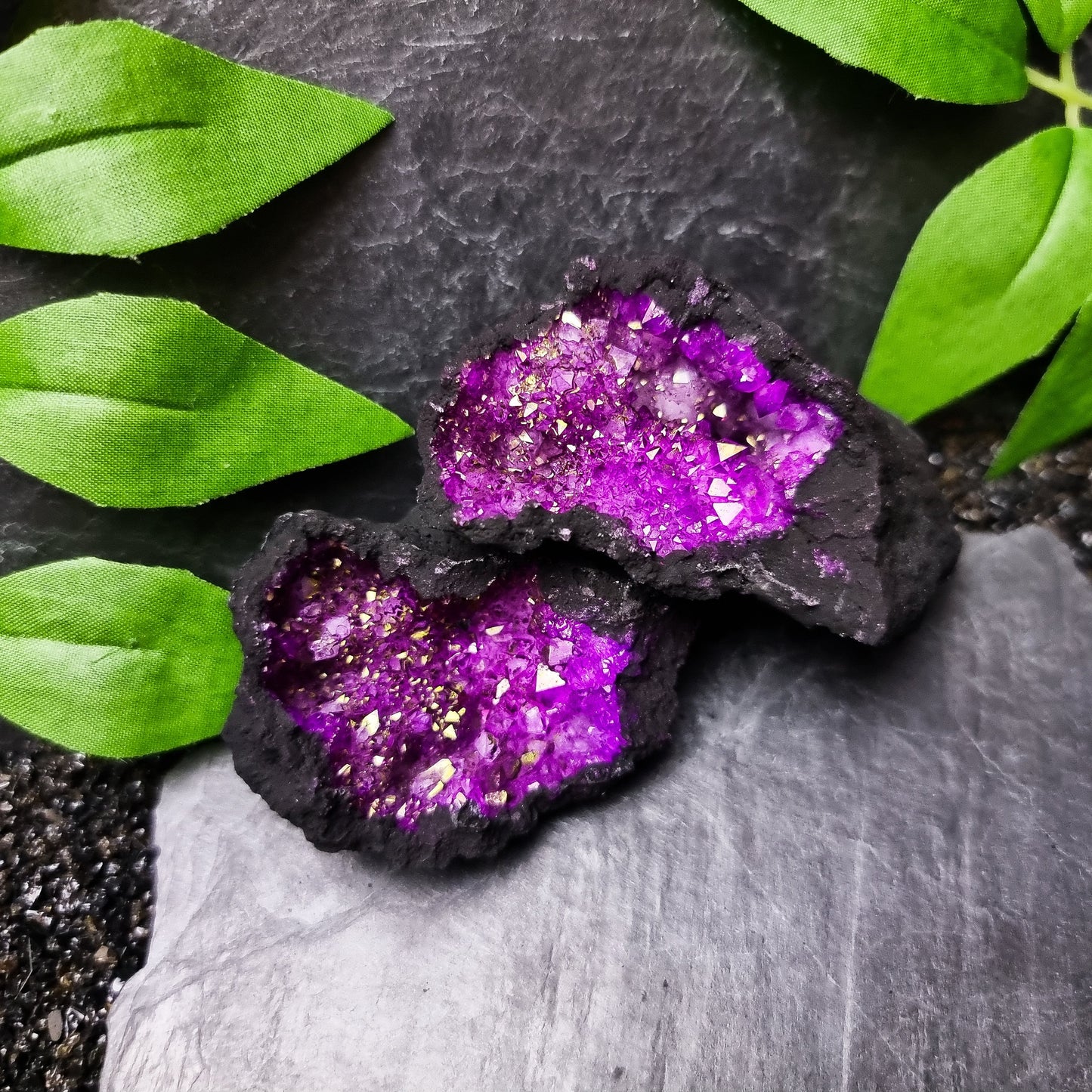 Small Dyed Quartz Geode
