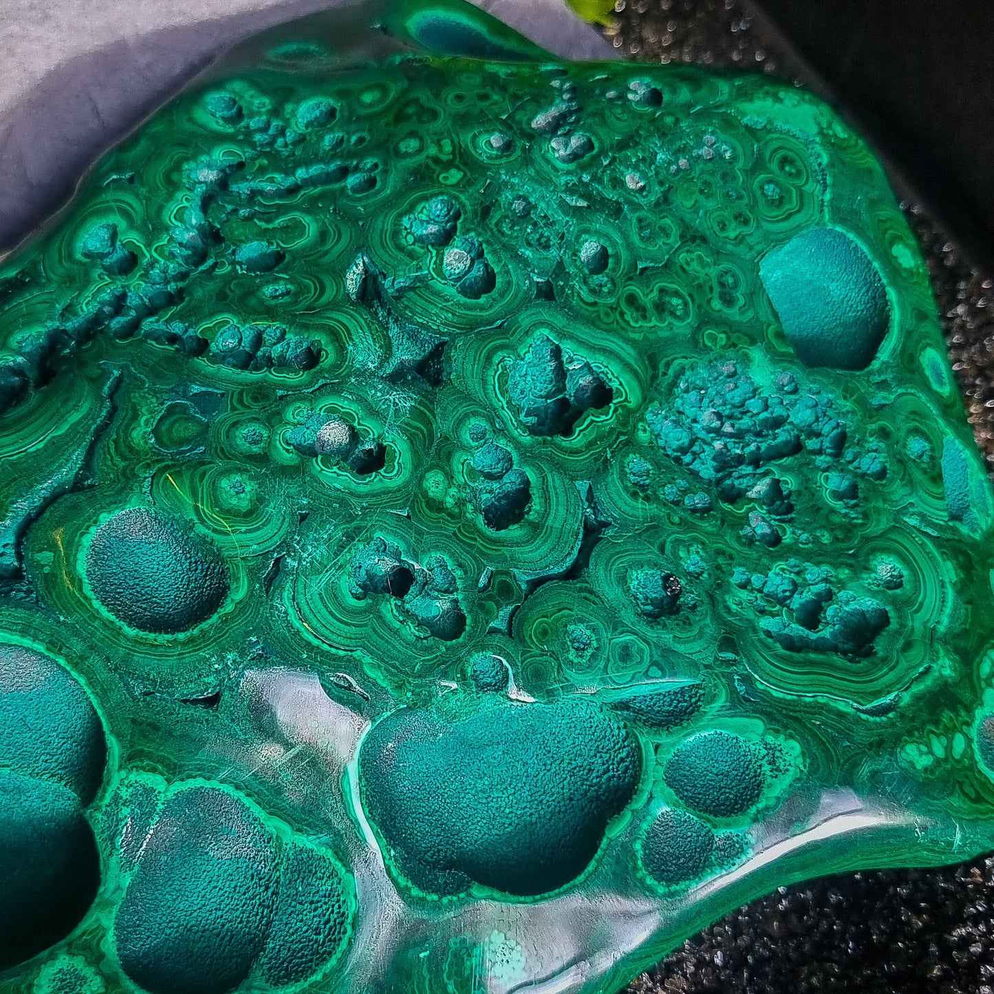 Polished Malachite statement piece
