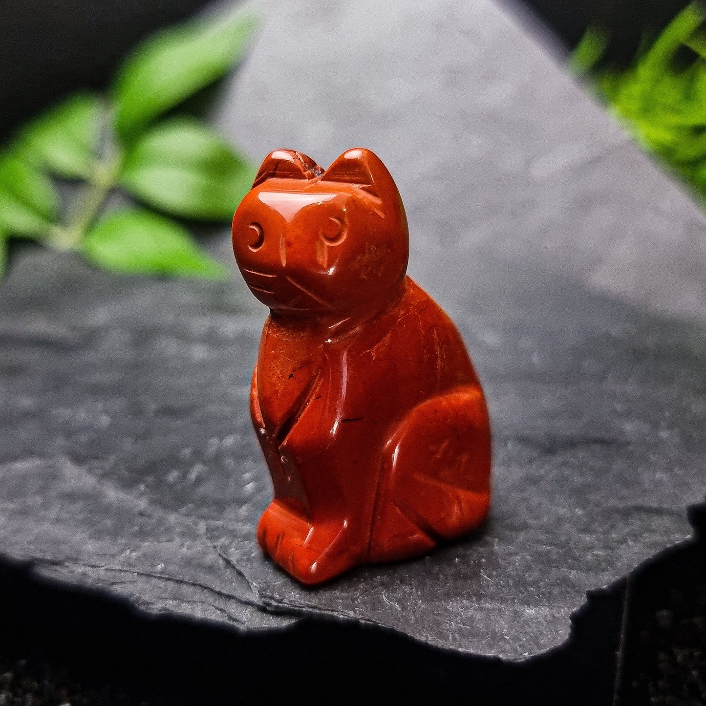 Crystal Cat carvings