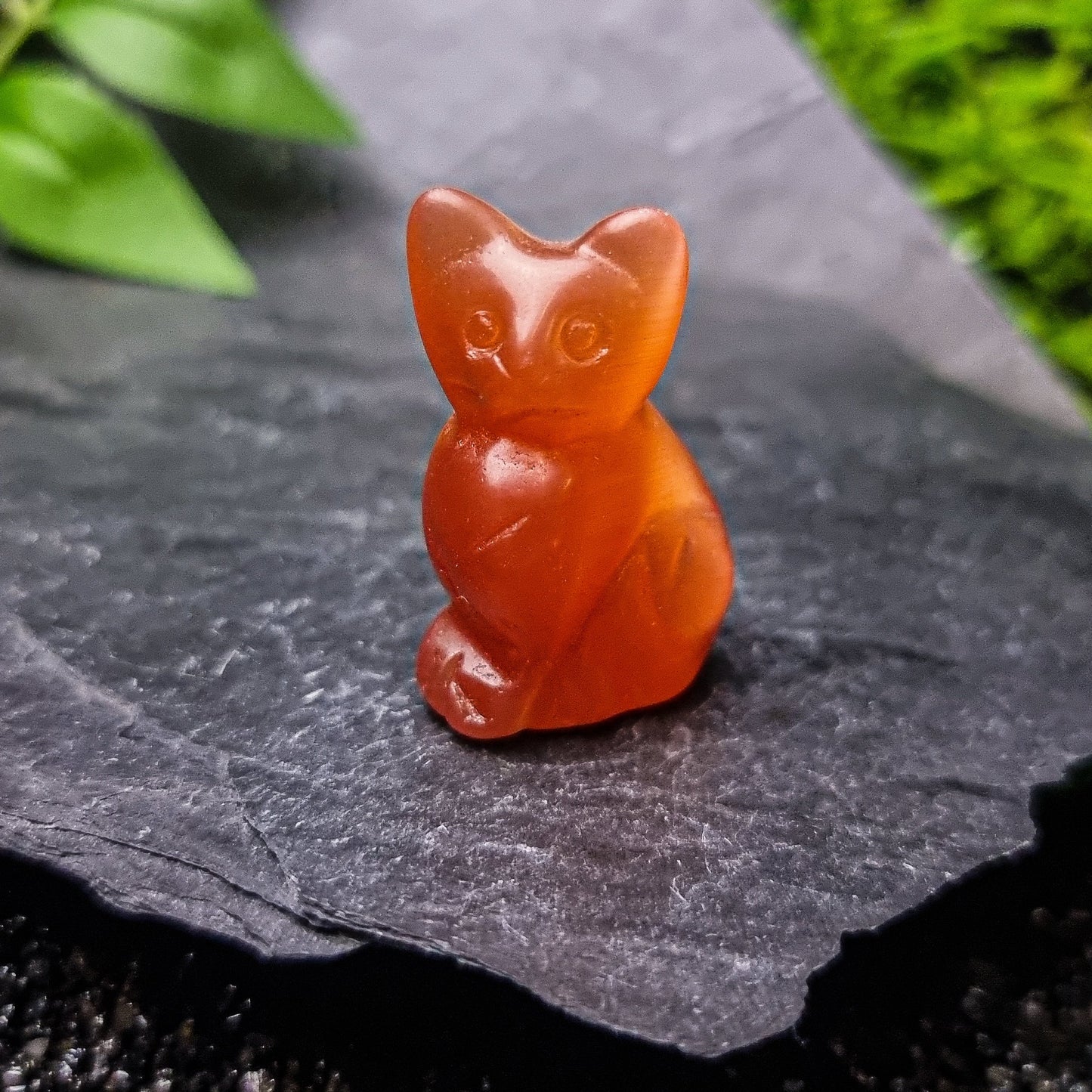 Crystal Cat carvings