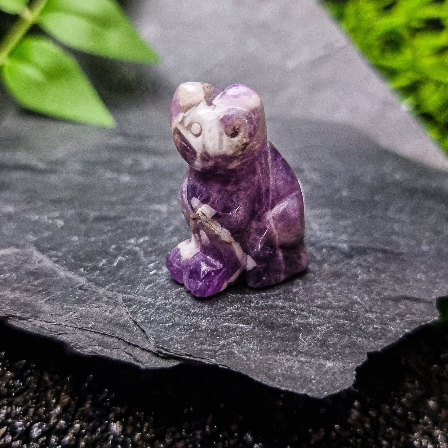 Crystal Cat carvings