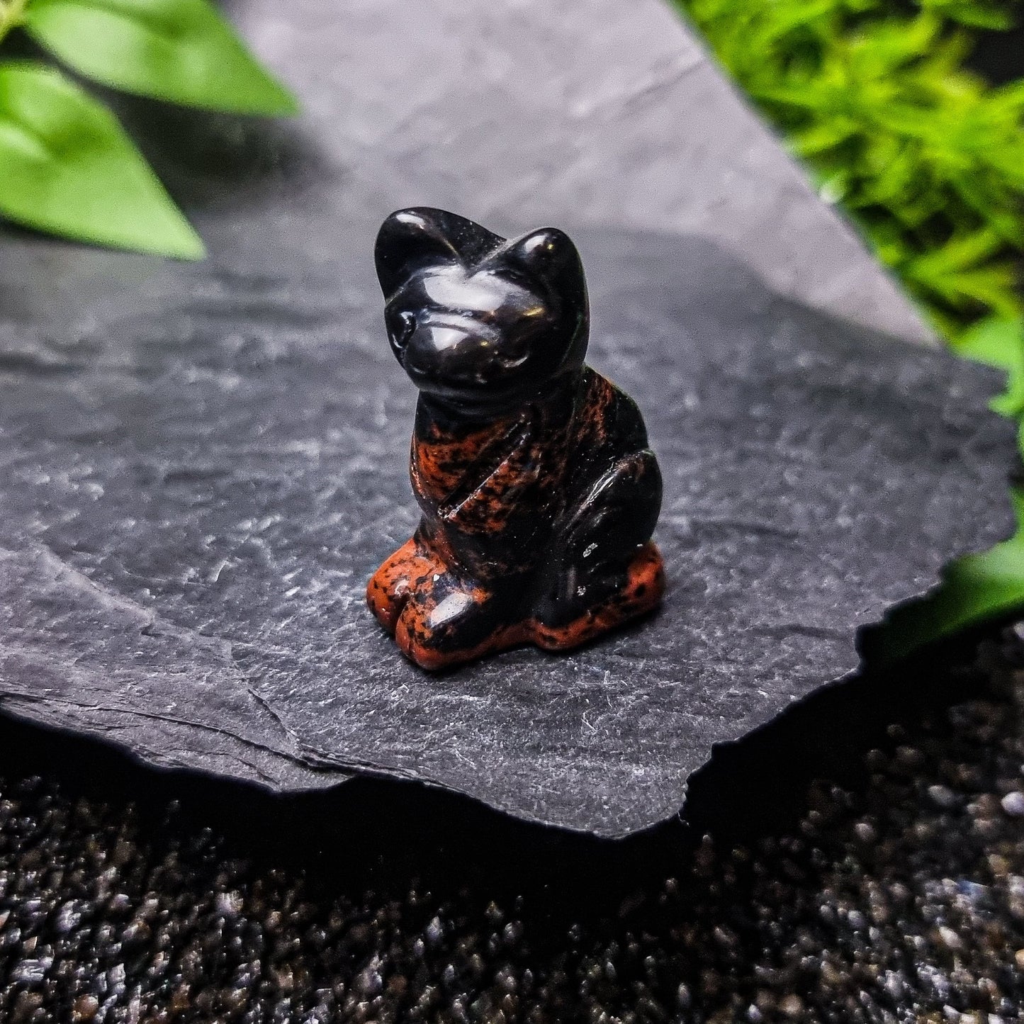 Crystal Cat carvings