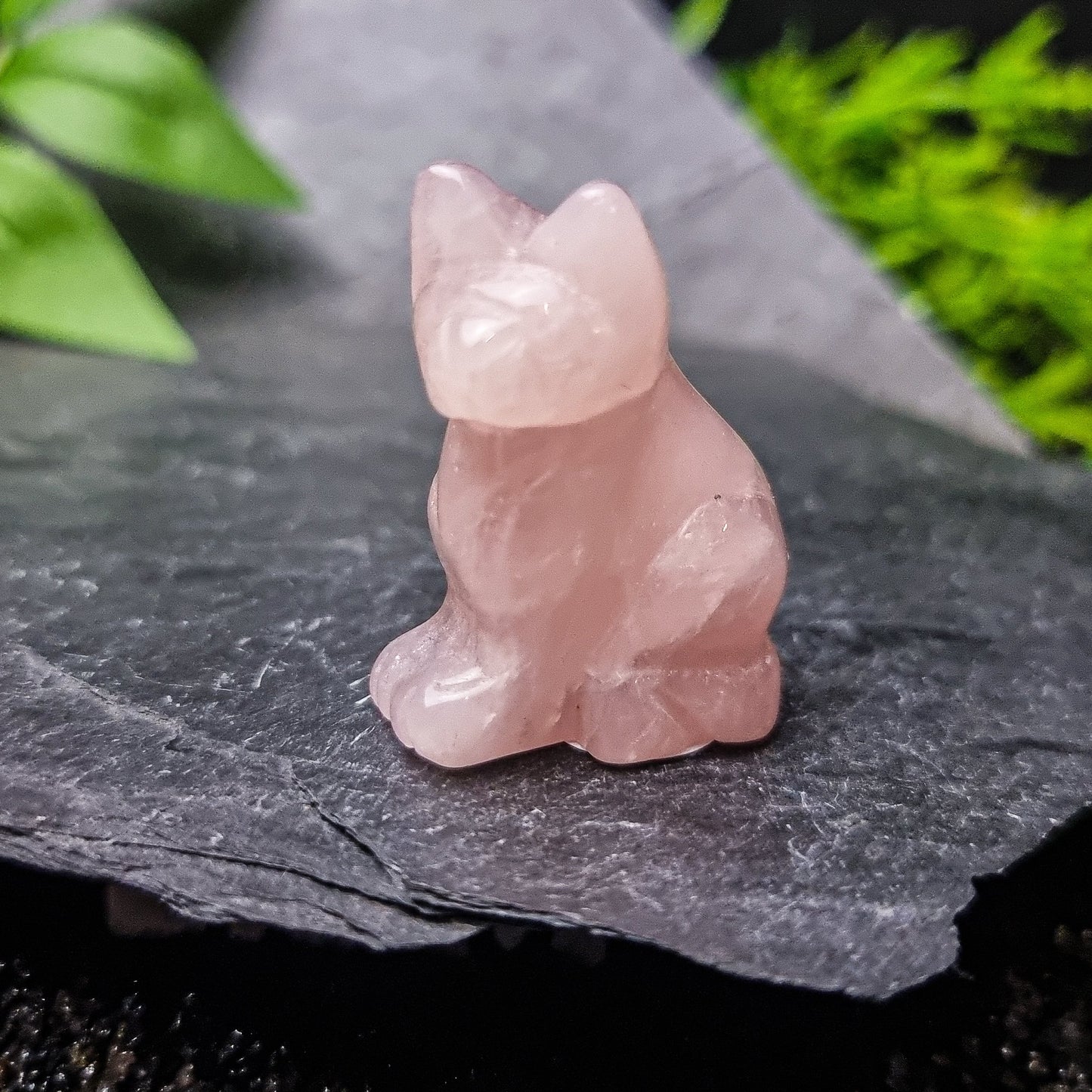 Crystal Cat carvings