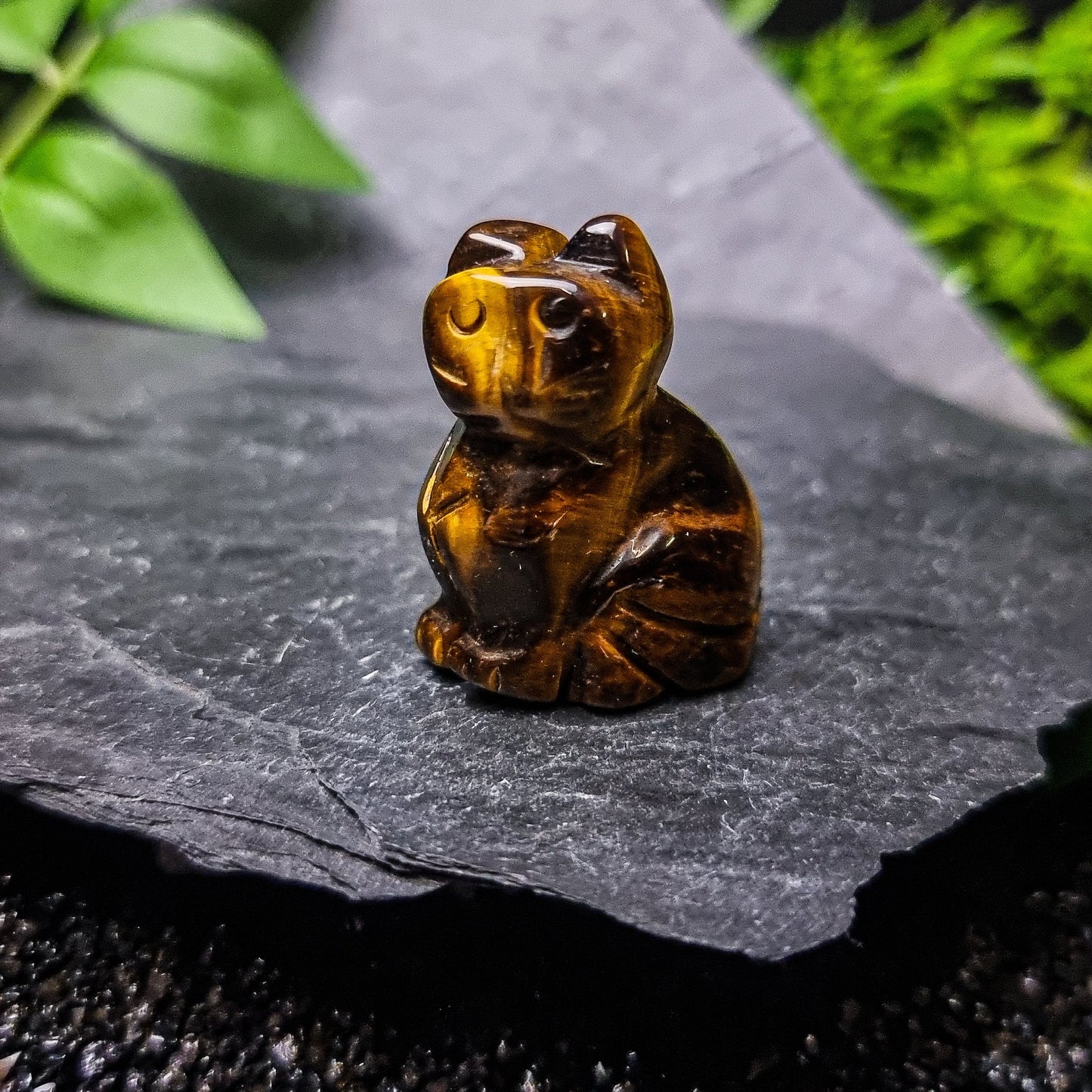 Crystal Cat carvings