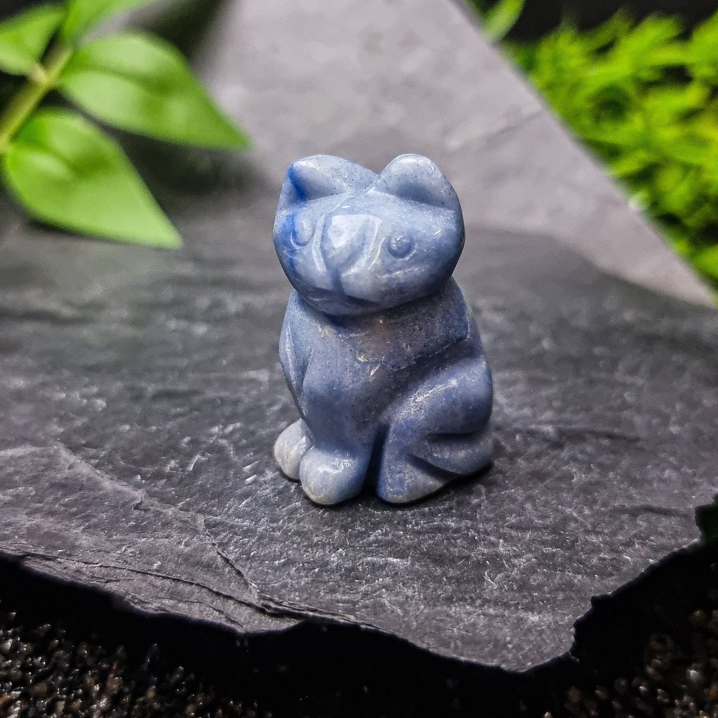 Crystal Cat carvings