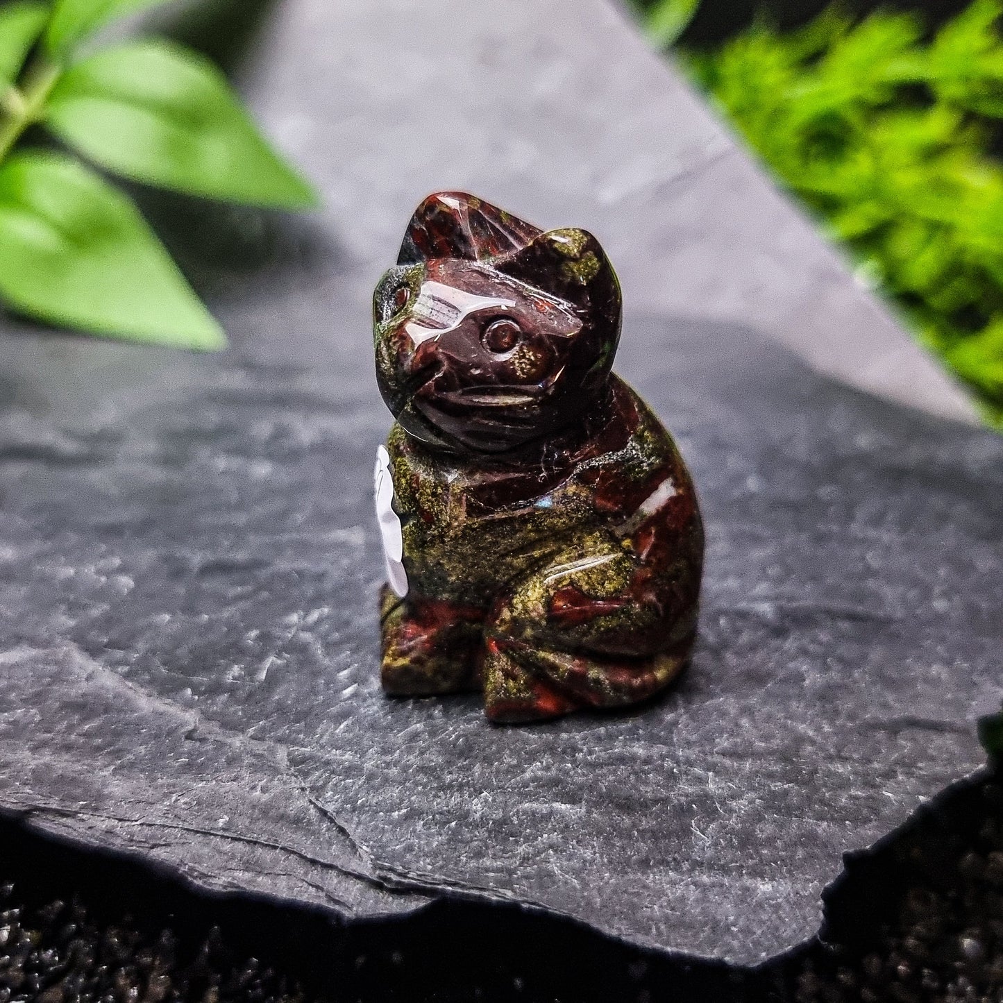 Crystal Cat carvings