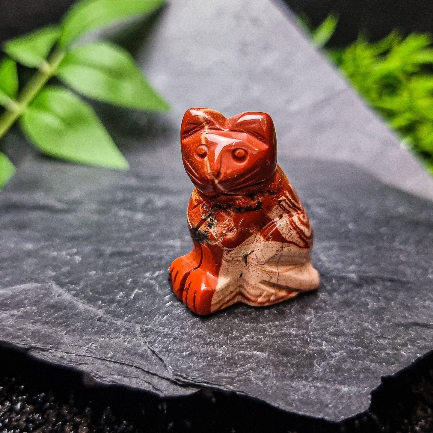 Crystal Cat carvings