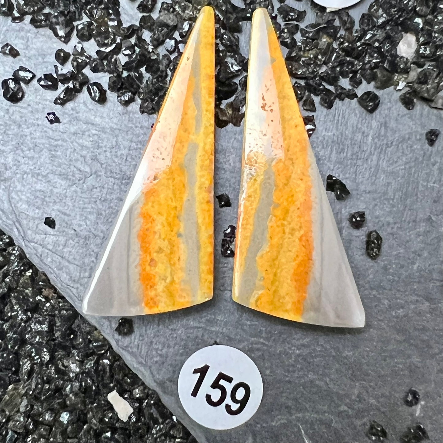 Bumblebee Cabochon Pairs (earrings)