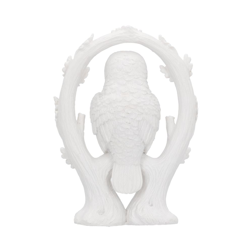 Embrace White Owl Figurine