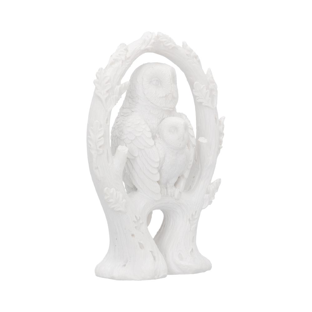 Embrace White Owl Figurine