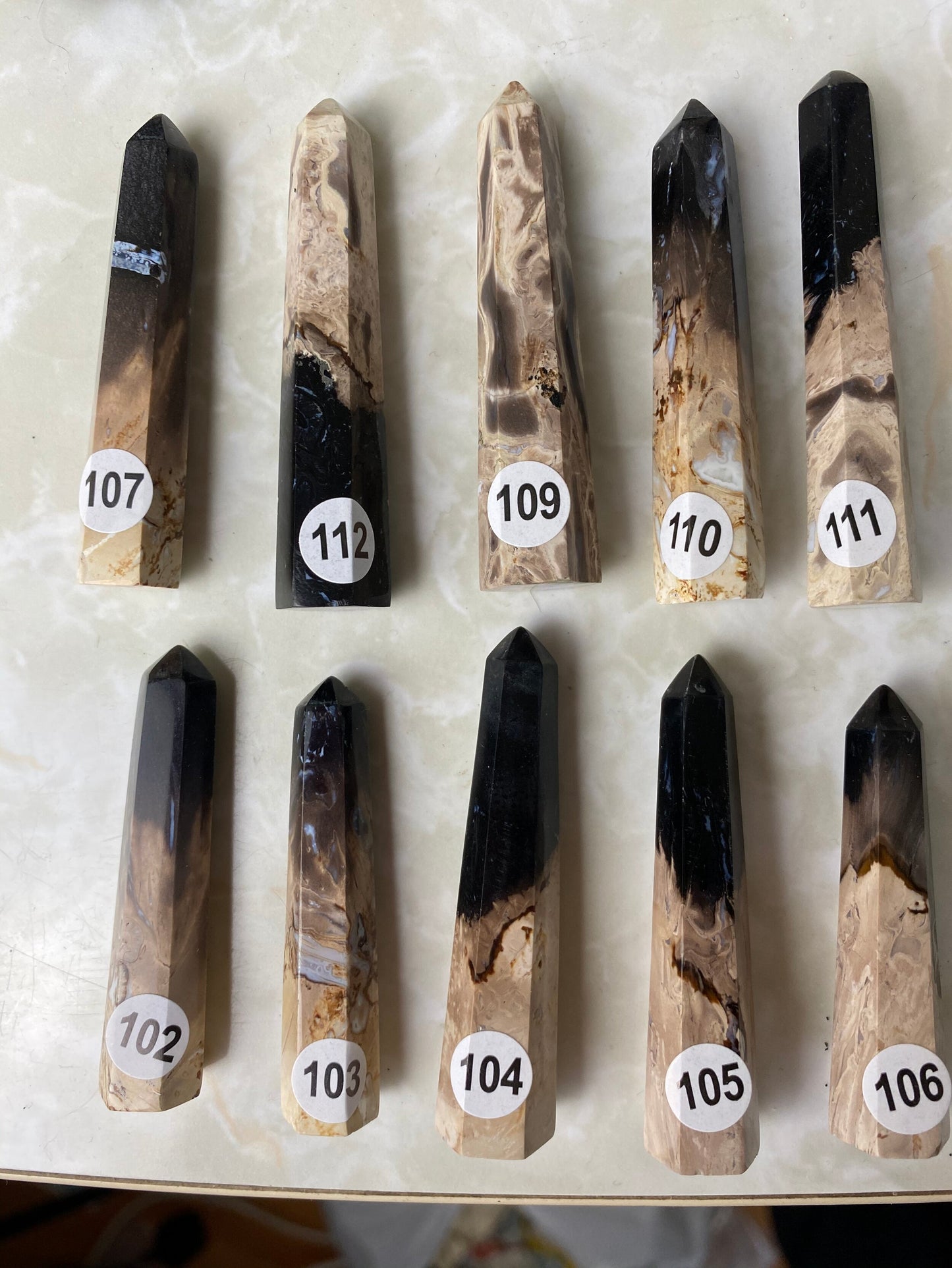 Fossilized Wood Towers