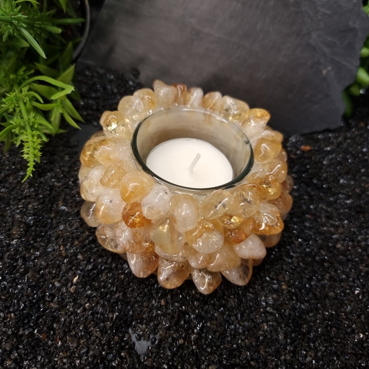Citrine Candle Holder