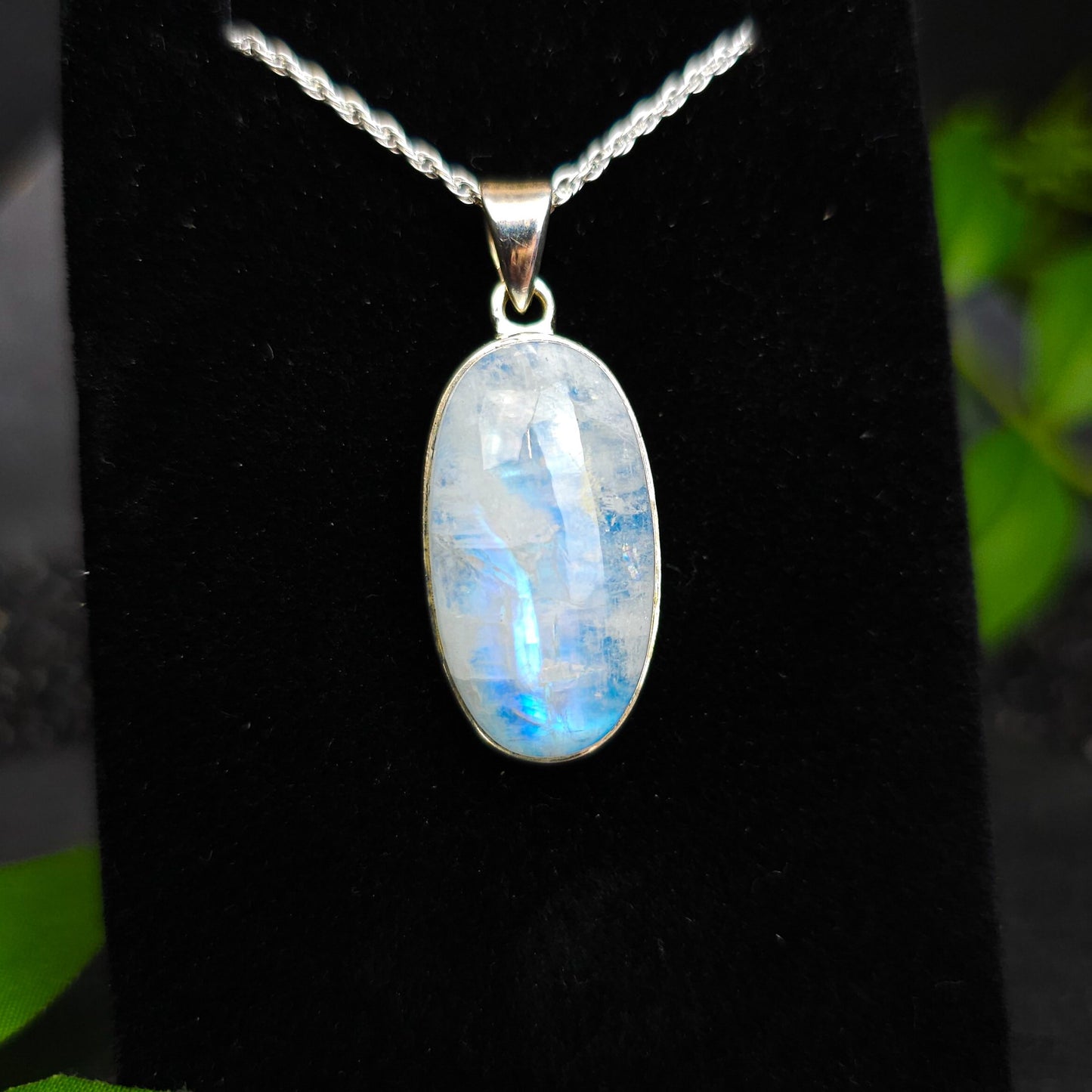 Rainbow Moonstone Pendant No. 63