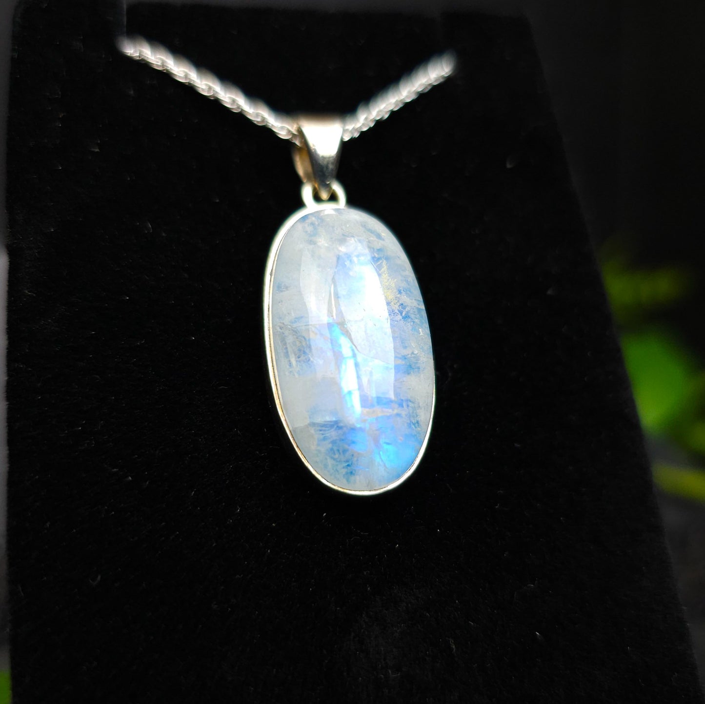 Rainbow Moonstone Pendant No. 63