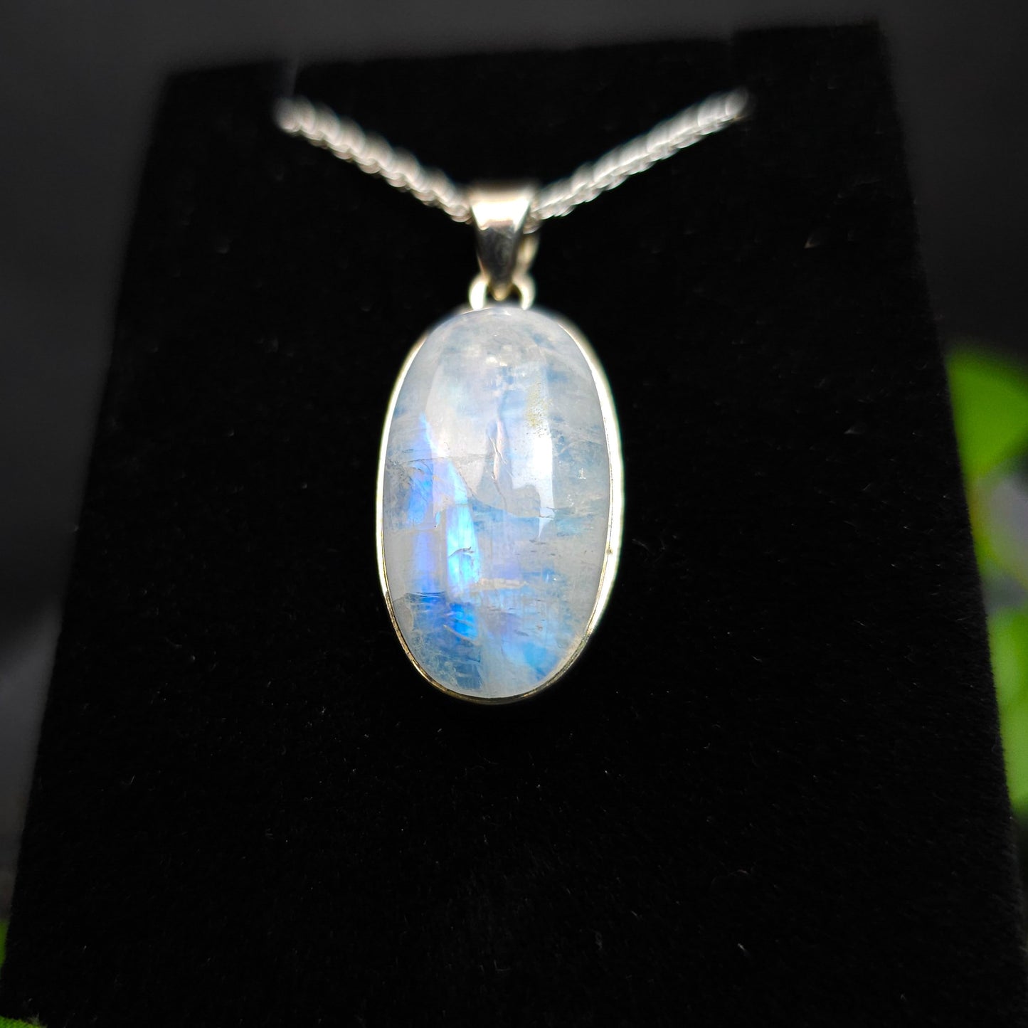 Rainbow Moonstone Pendant No. 63