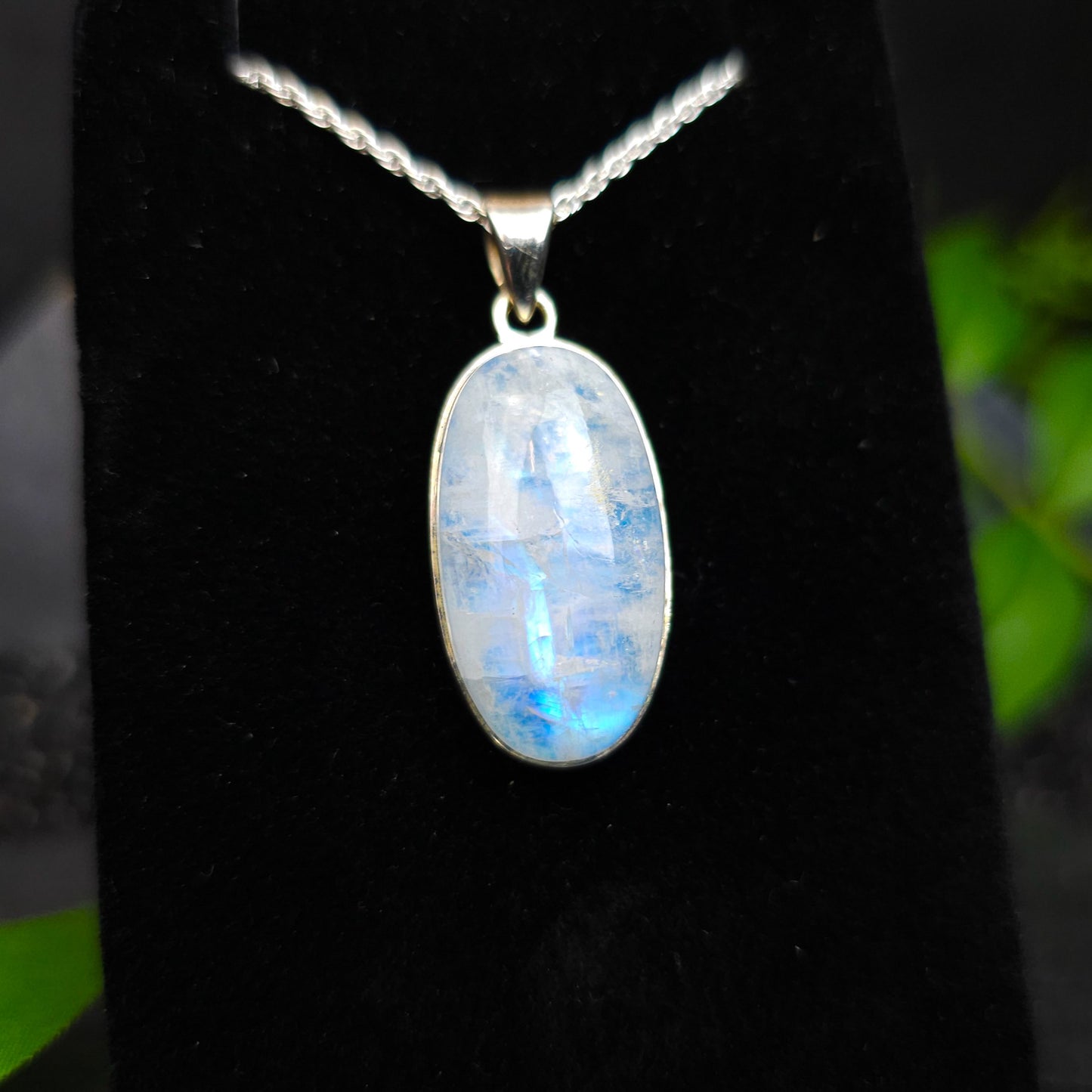 Rainbow Moonstone Pendant No. 63