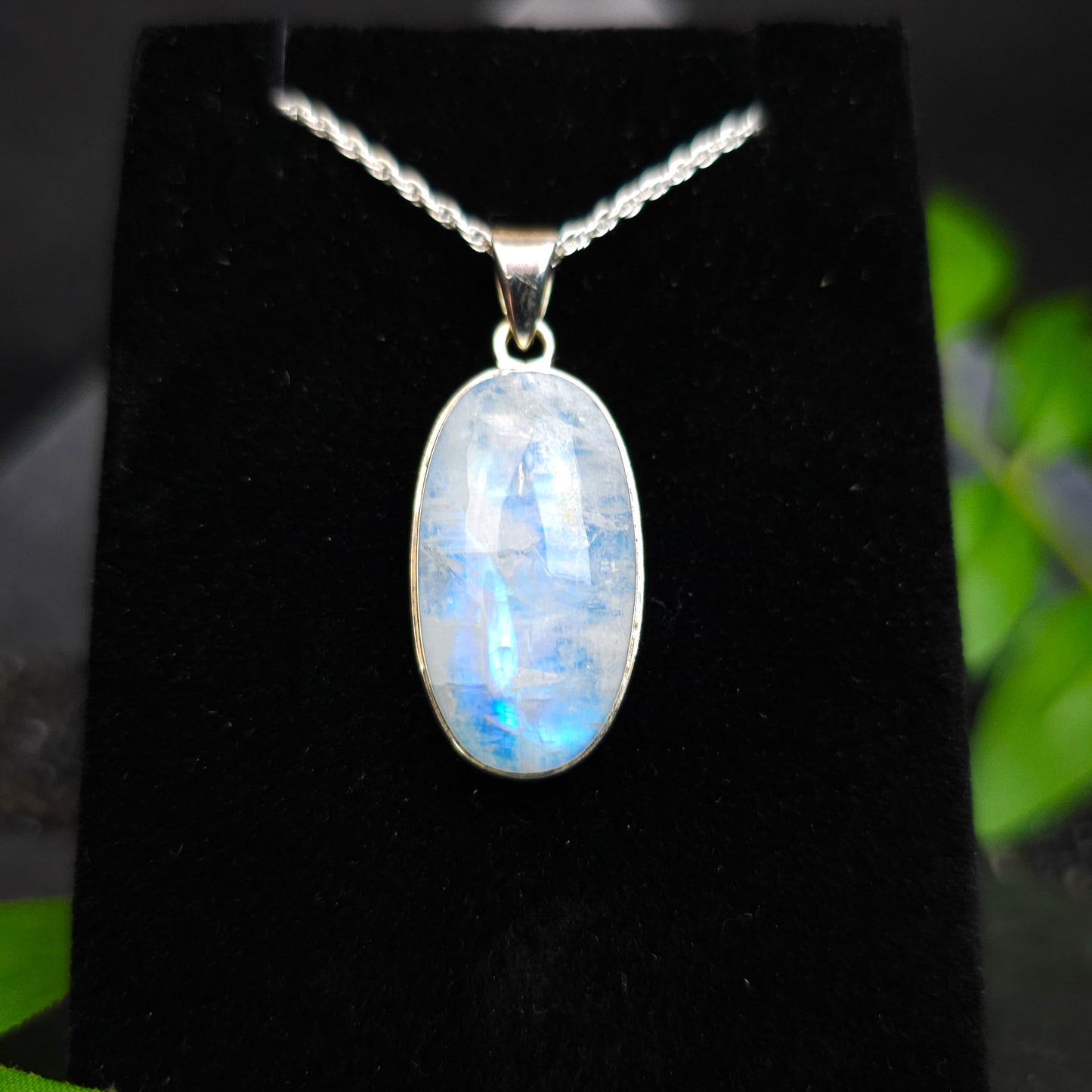 Rainbow Moonstone Pendant No. 63