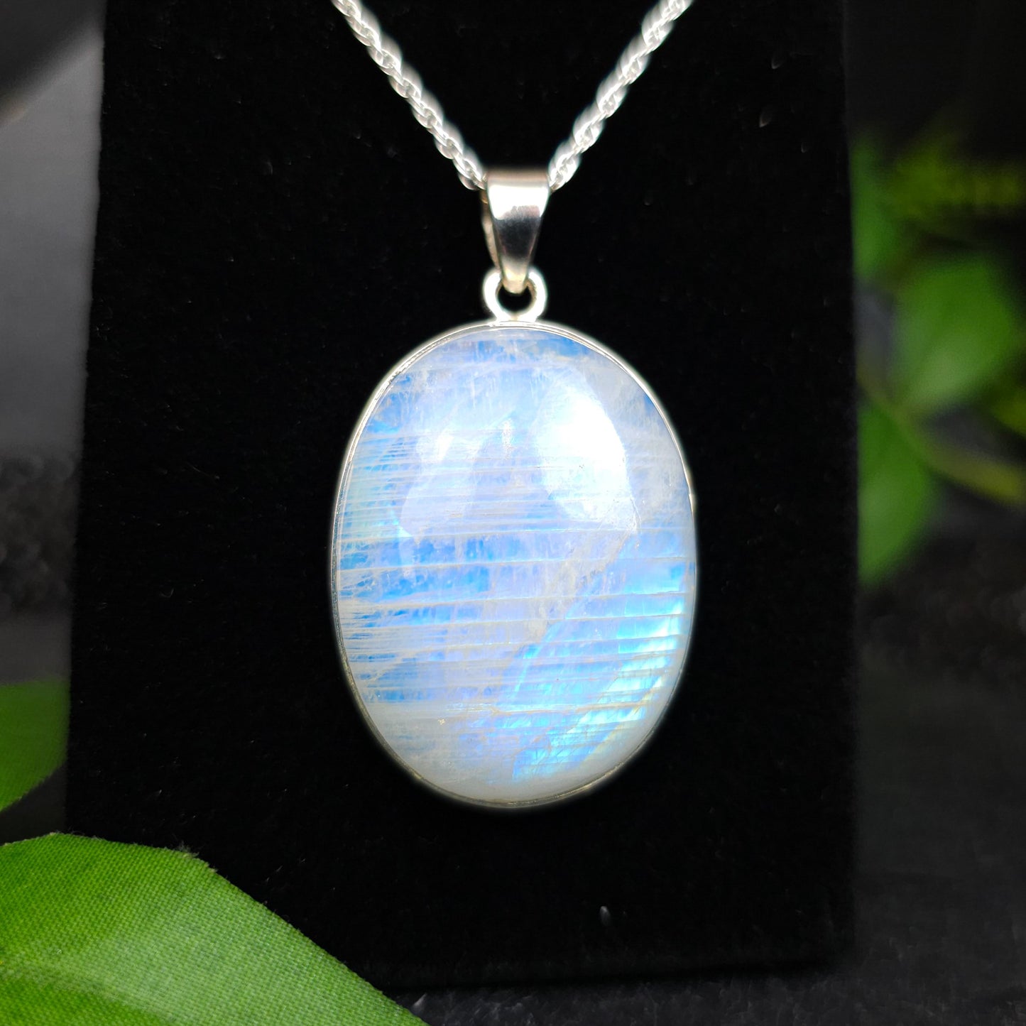 Rainbow Moonstone Pendant No. 64