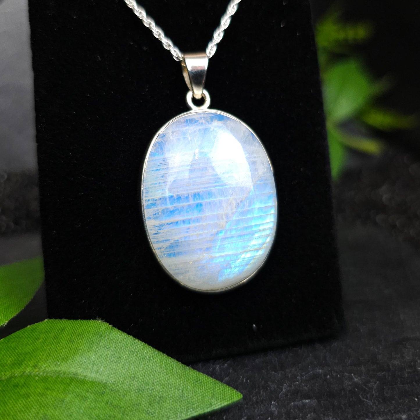 Rainbow Moonstone Pendant No. 64