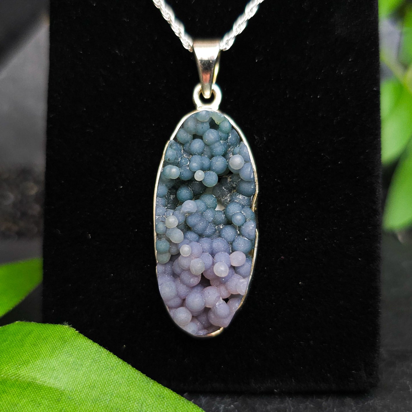 Grape Agate Pendant No. 80