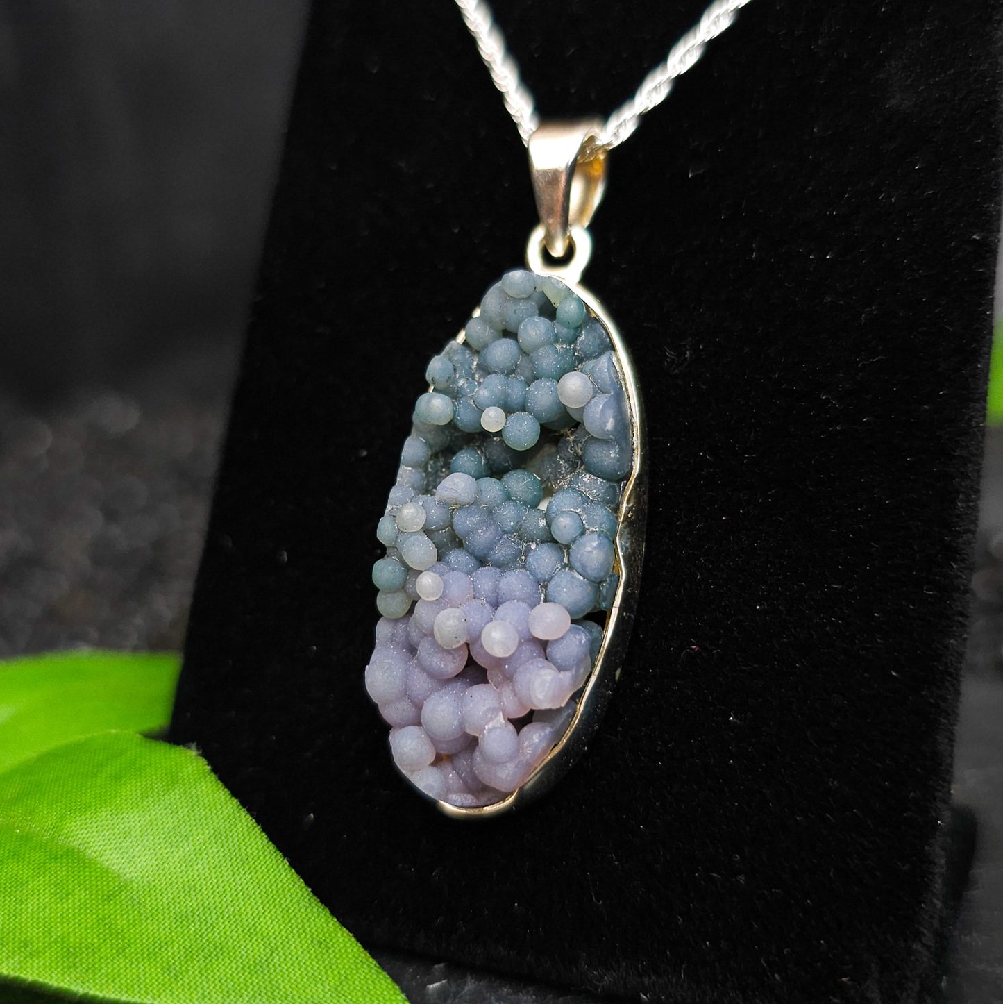 Grape Agate Pendant No. 80