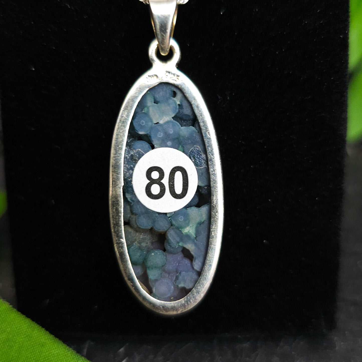 Grape Agate Pendant No. 80