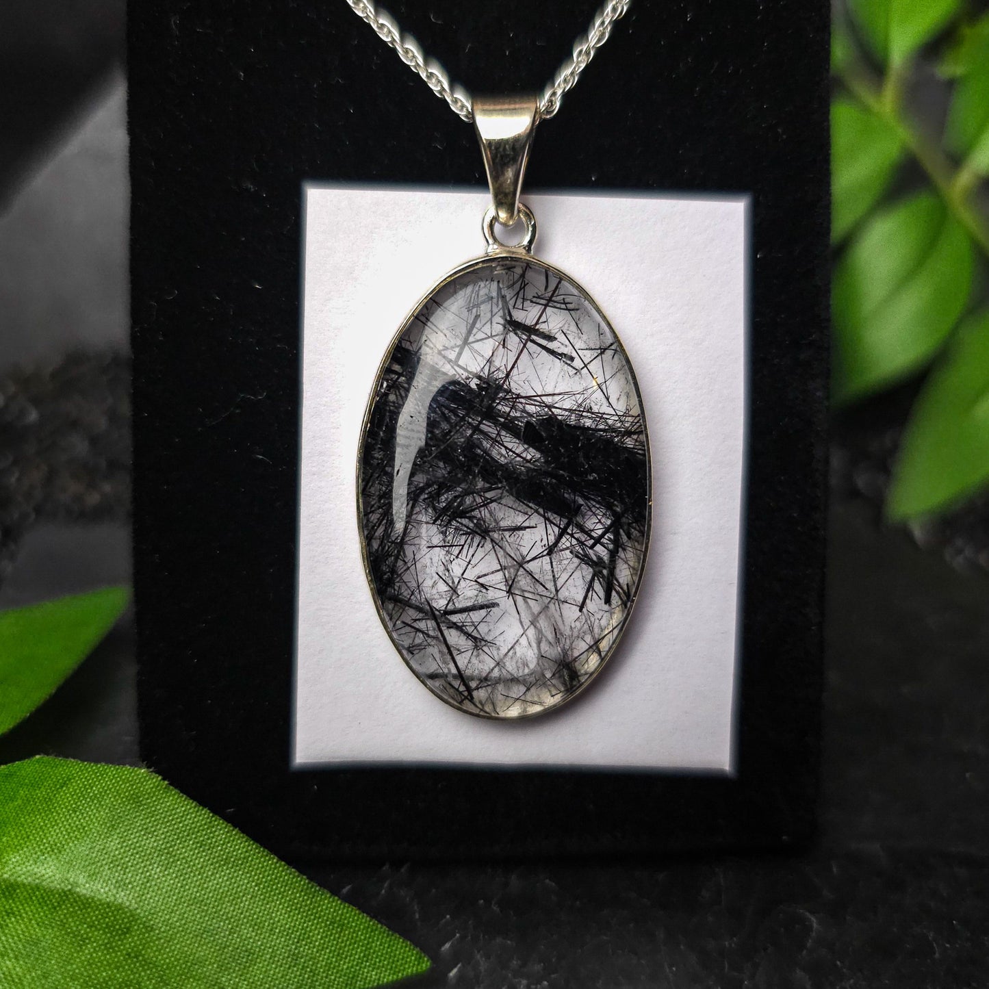 Tourmalated Quartz Pendant No. 90