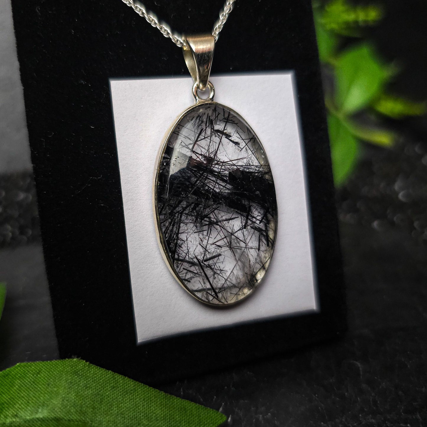 Tourmalated Quartz Pendant No. 90