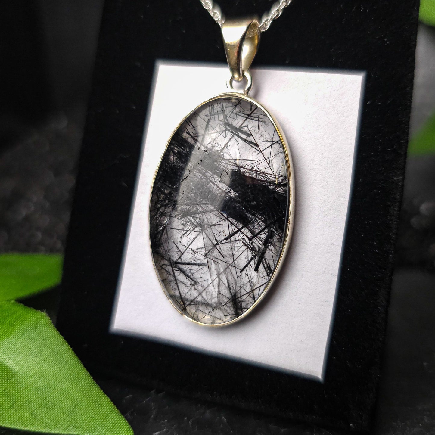 Tourmalated Quartz Pendant No. 90