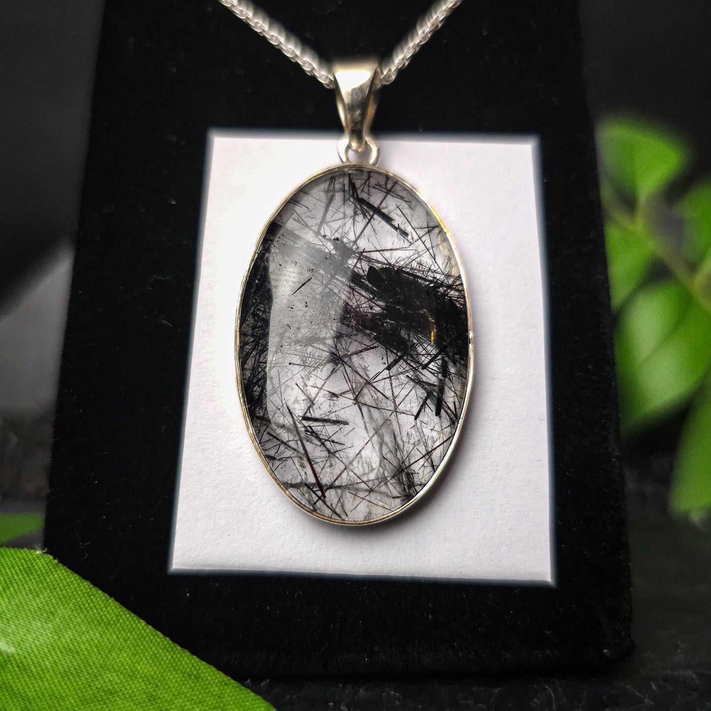 Tourmalated Quartz Pendant No. 90