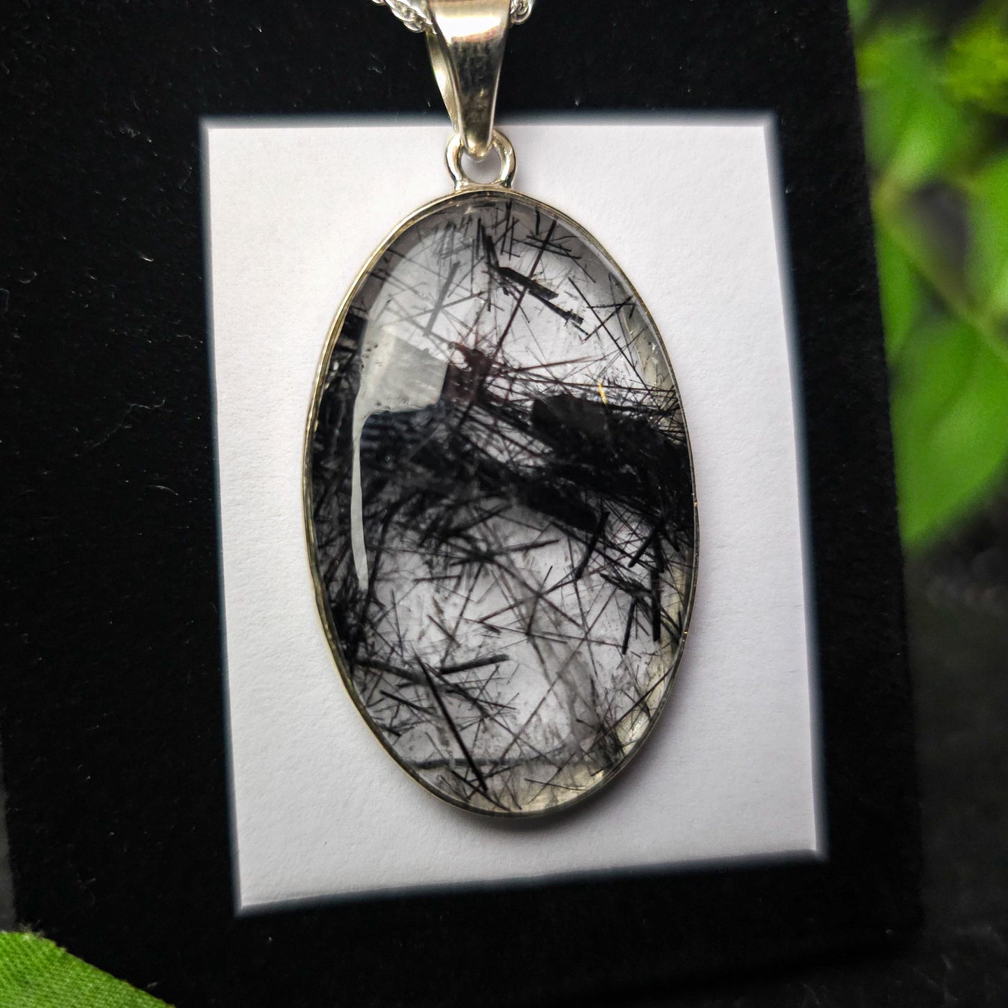 Tourmalated Quartz Pendant No. 90