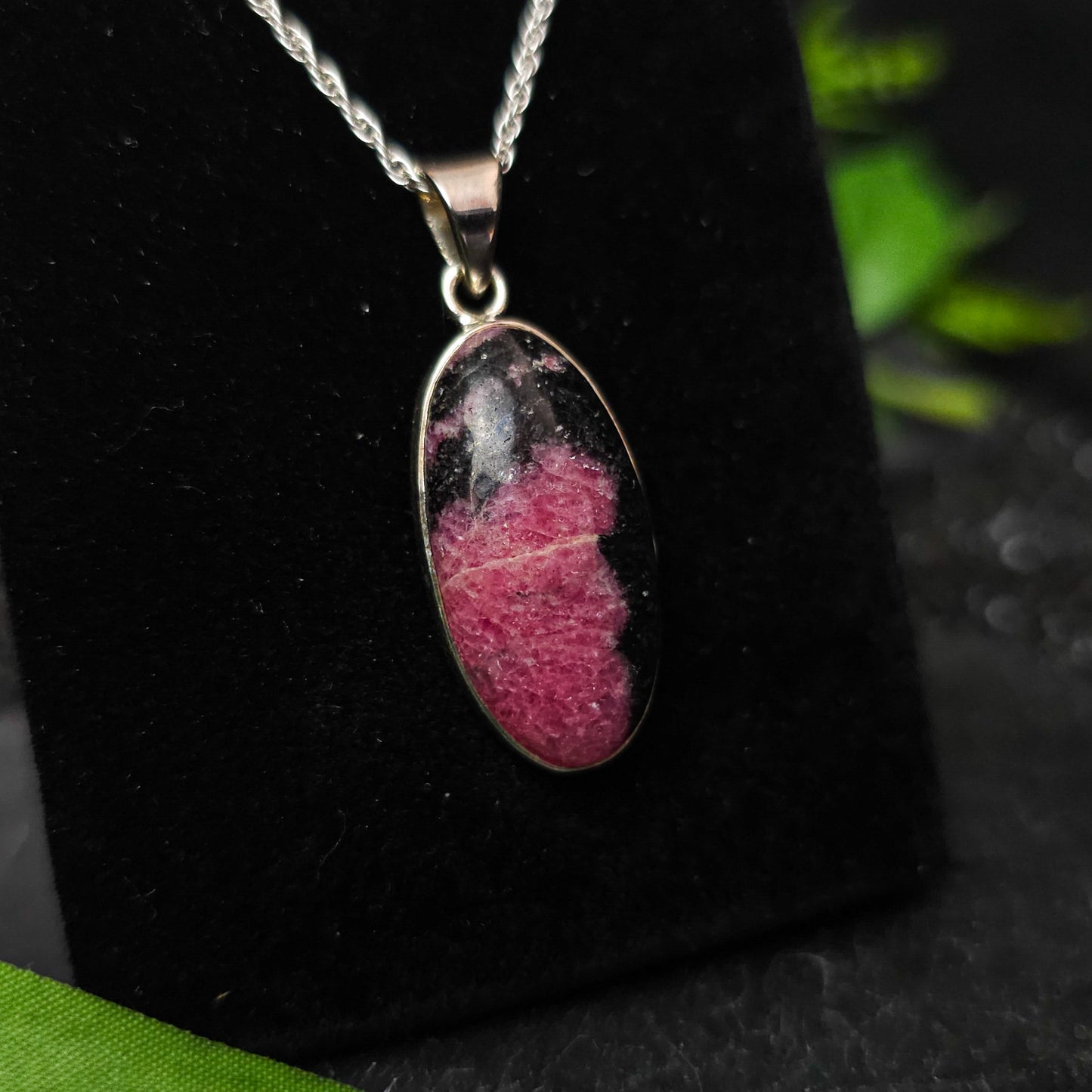 Rhodonite pendant No. 89