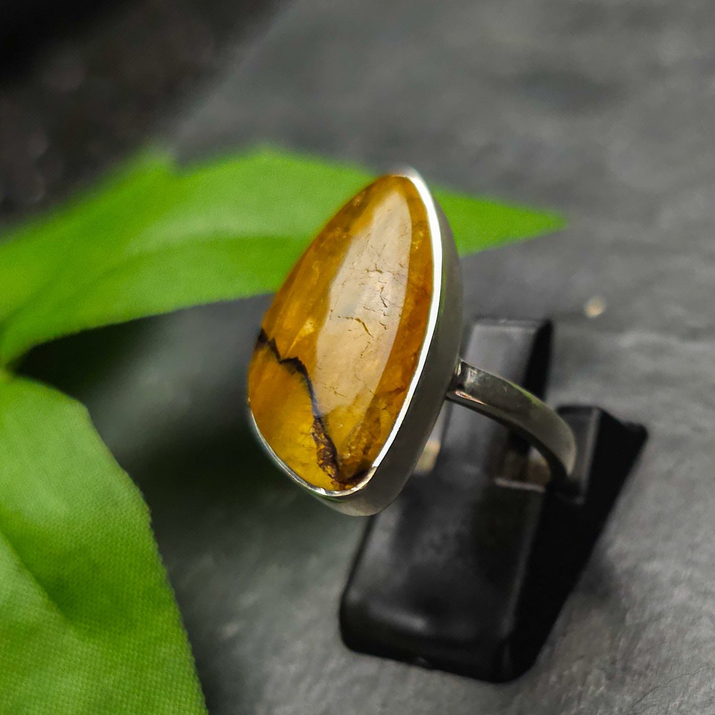 Blue John Ring Size L No. 51